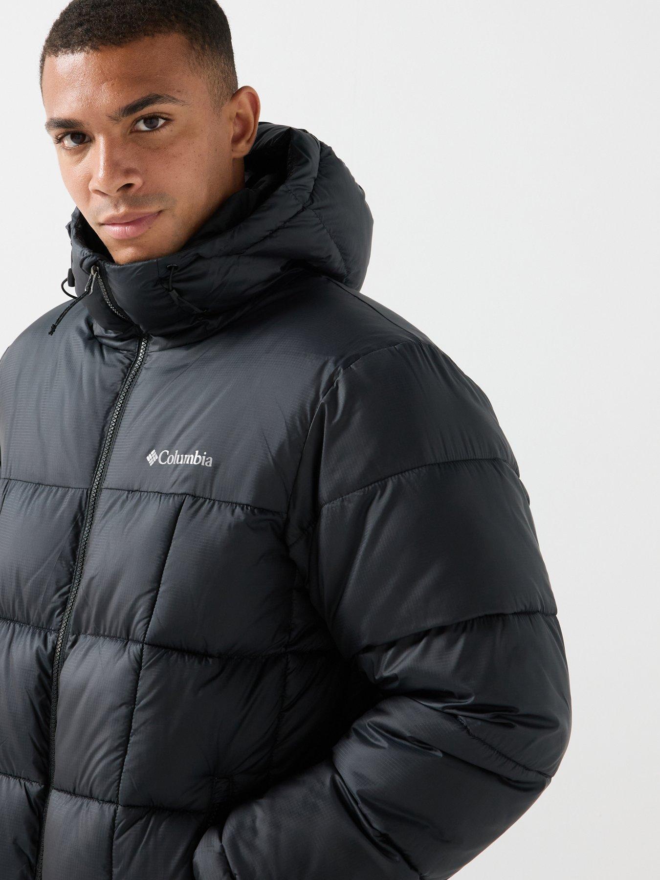 Image 4 of 6 of Columbia Mens Puffect Iv Hooded Jacket- Black