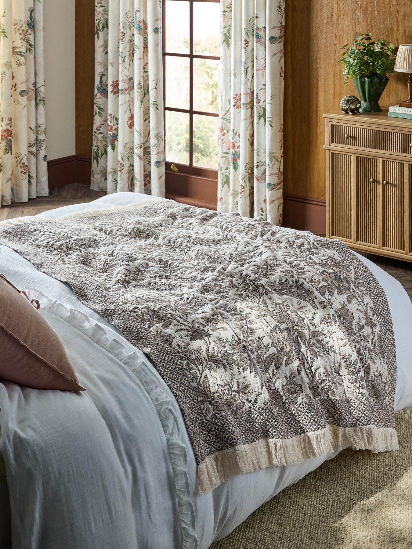 Image 1 of 7 of Laura Ashley Marlbrook Jacquard Throw 120x170Cm