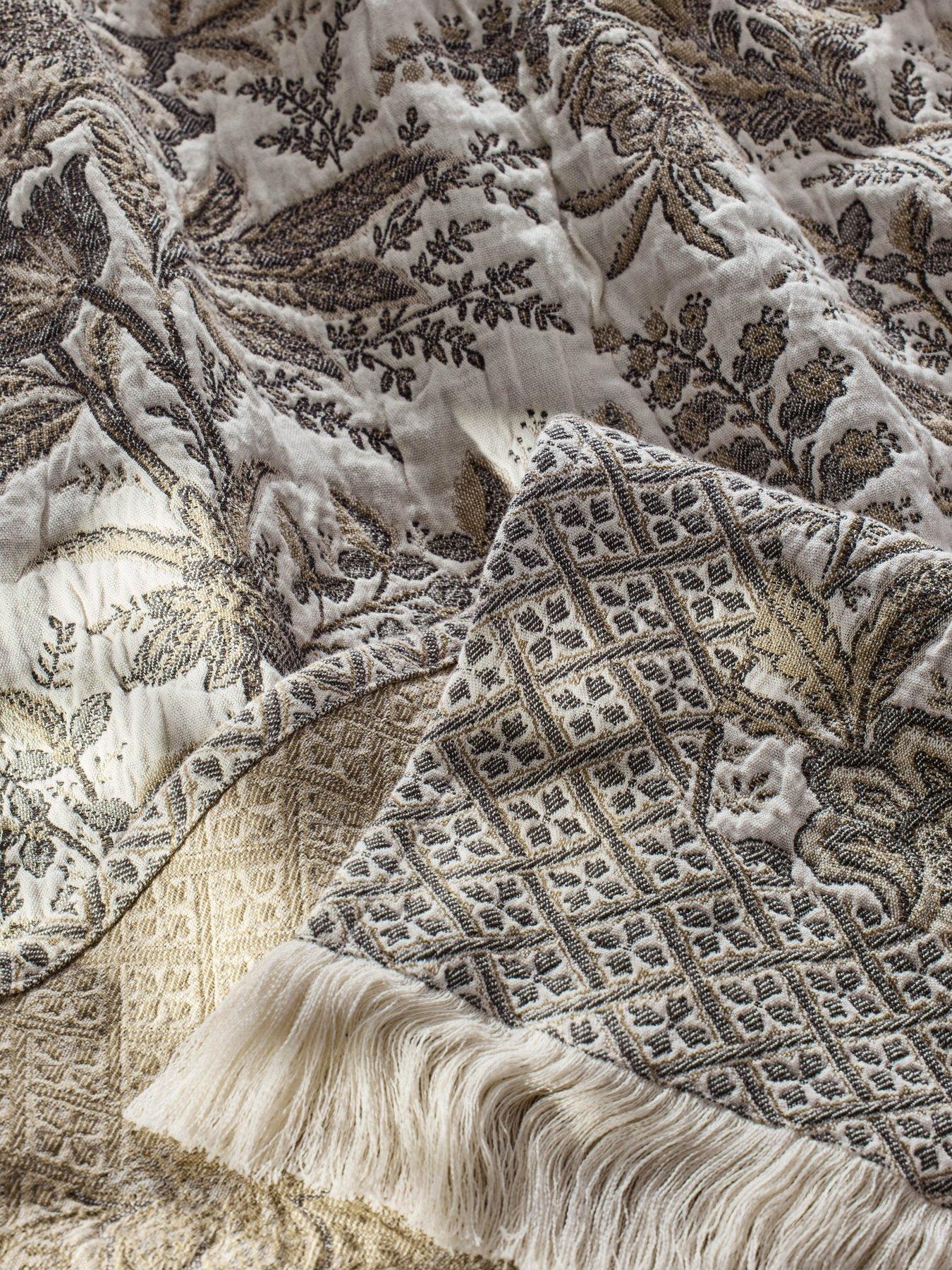Image 5 of 7 of Laura Ashley Marlbrook Jacquard Throw 120x170Cm