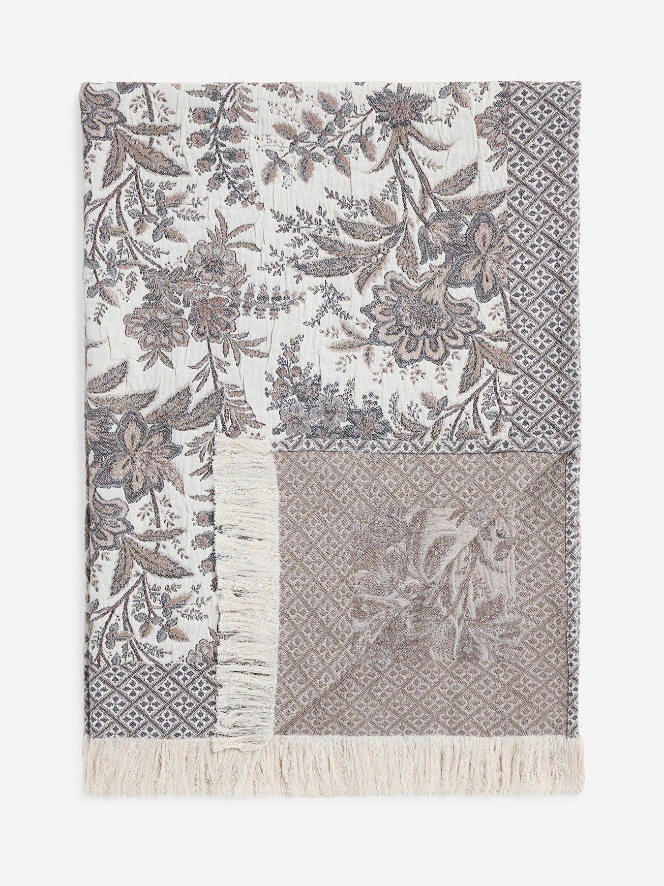 Image 6 of 7 of Laura Ashley Marlbrook Jacquard Throw 120x170Cm