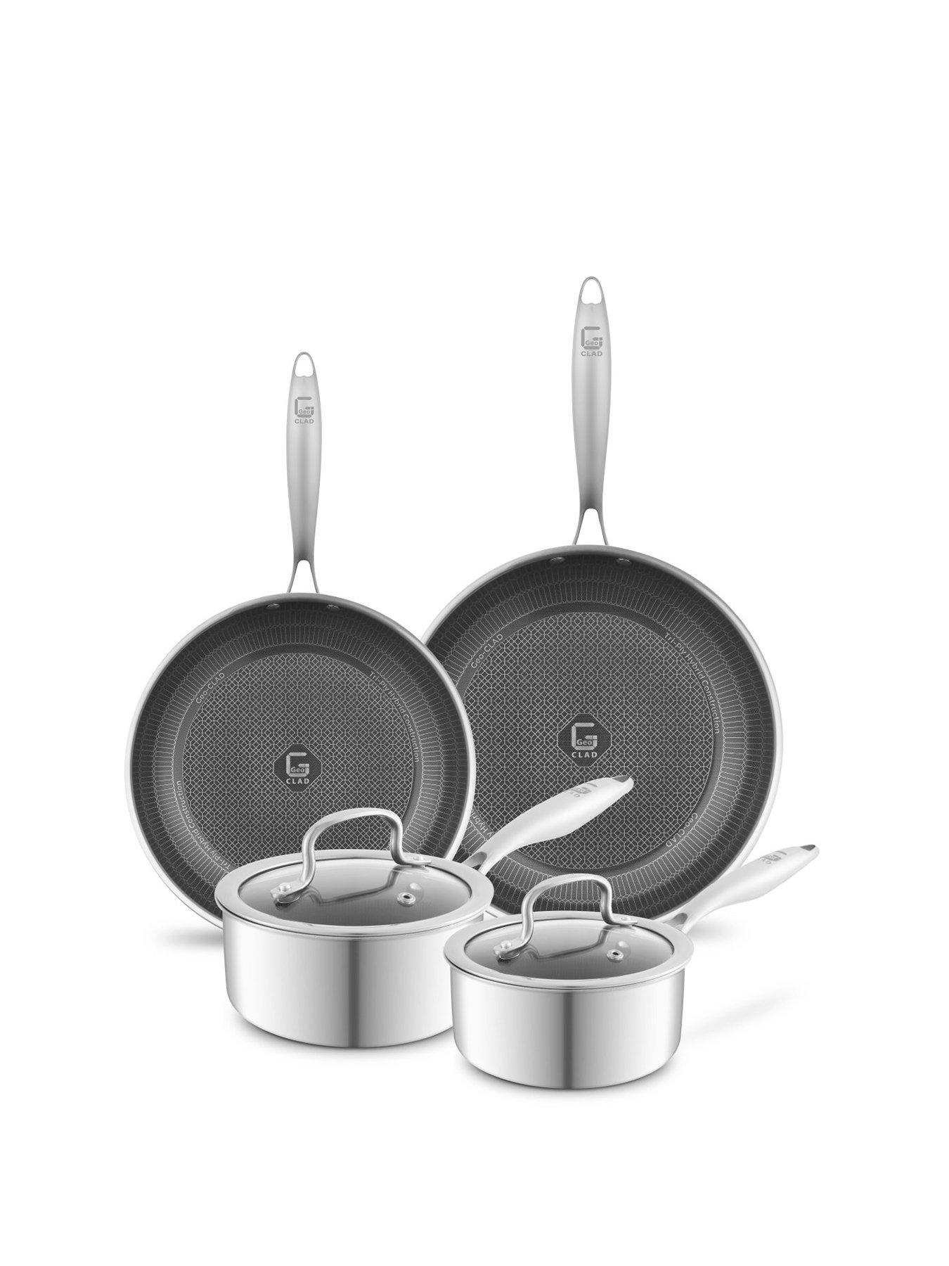 Image 1 of 6 of Tower Essentials Set - 24cm, 28cm Frying Pans, 16cm, 18cm Saucepans