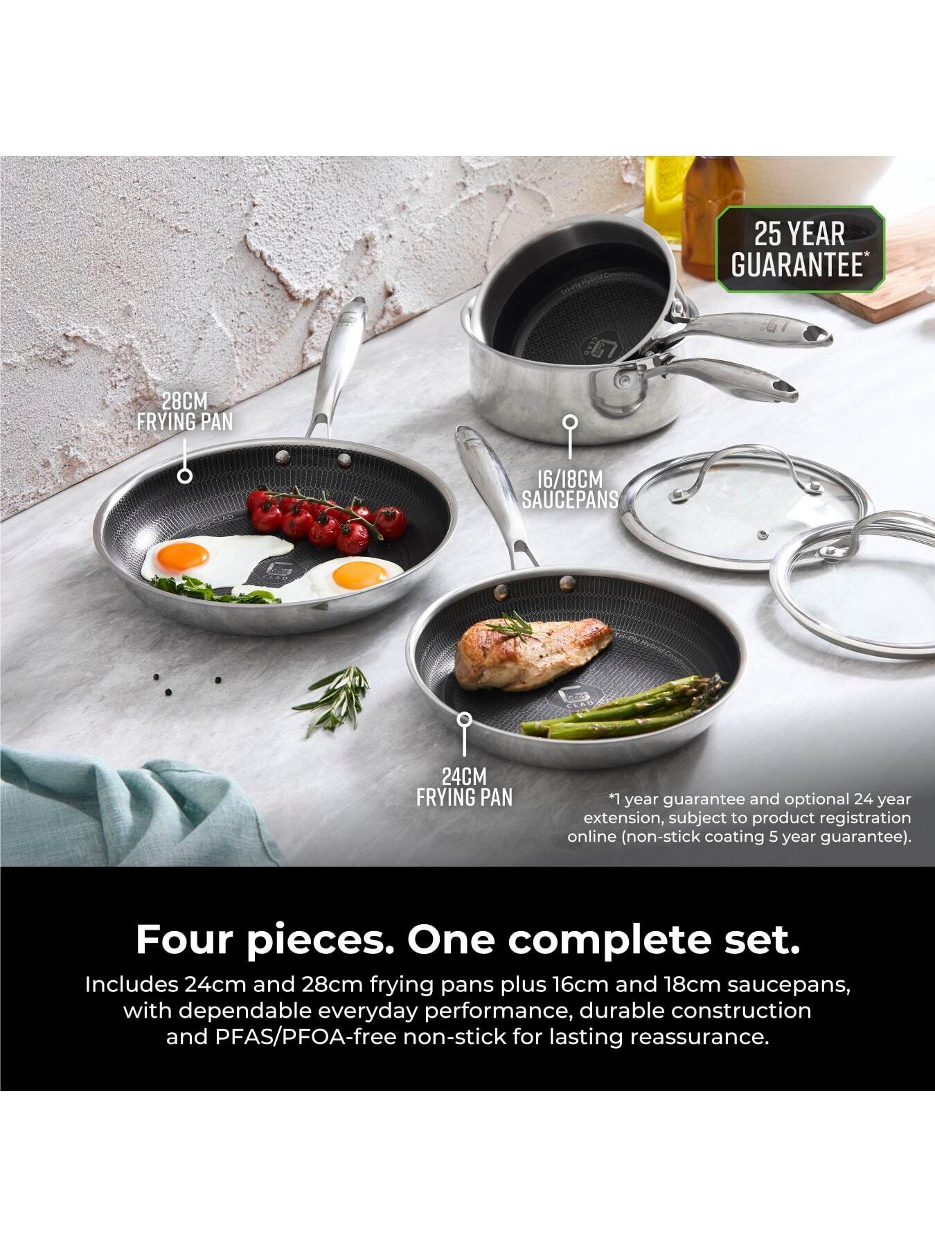Image 2 of 6 of Tower Essentials Set - 24cm, 28cm Frying Pans, 16cm, 18cm Saucepans