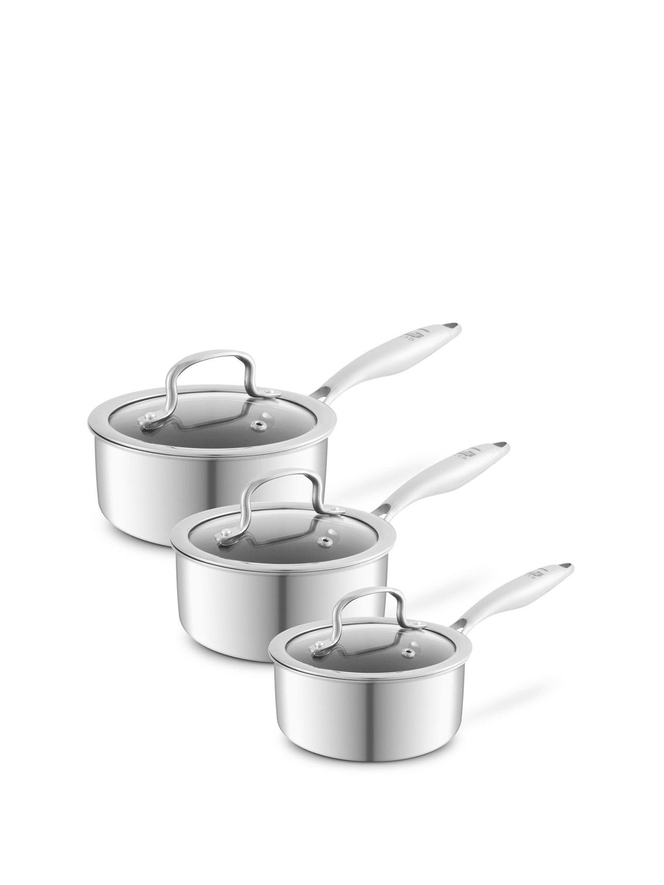 Image 1 of 6 of Tower 3pc Saucepan Set - 16cm, 18cm And 20cm