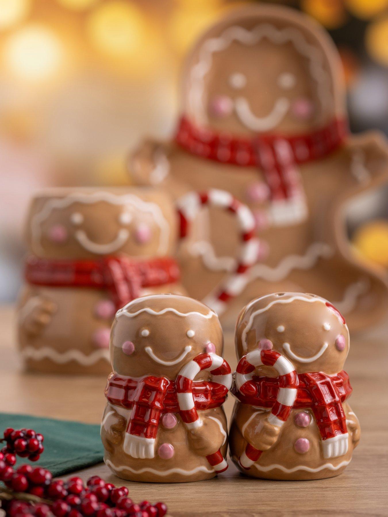 Price & Kensington GINGERBREAD SALT  &  PEPPER SET