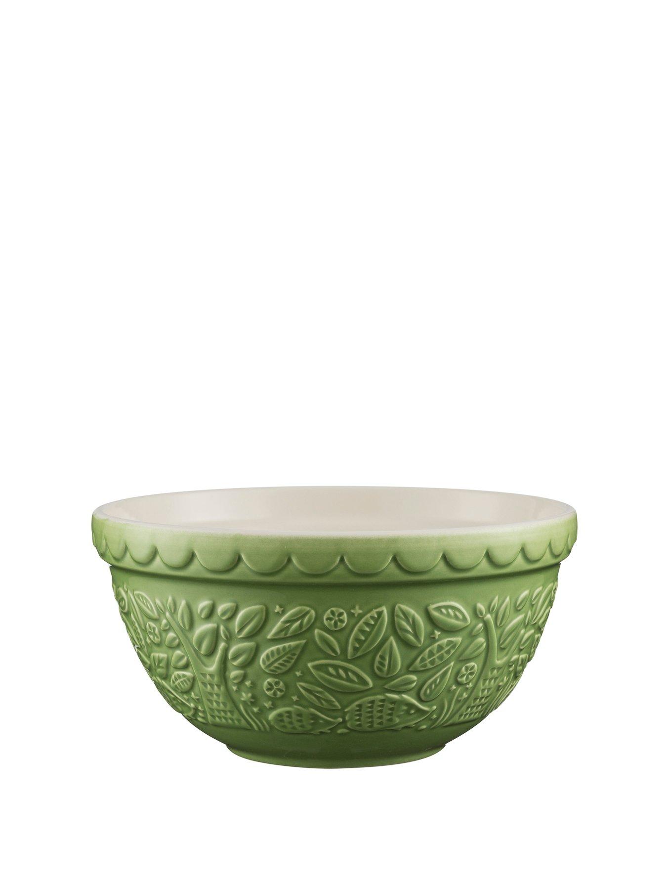 Image 2 of 5 of Mason Cash IN THE FOREST 21CM HEDGEHOG GREEN MIXING BOWL
