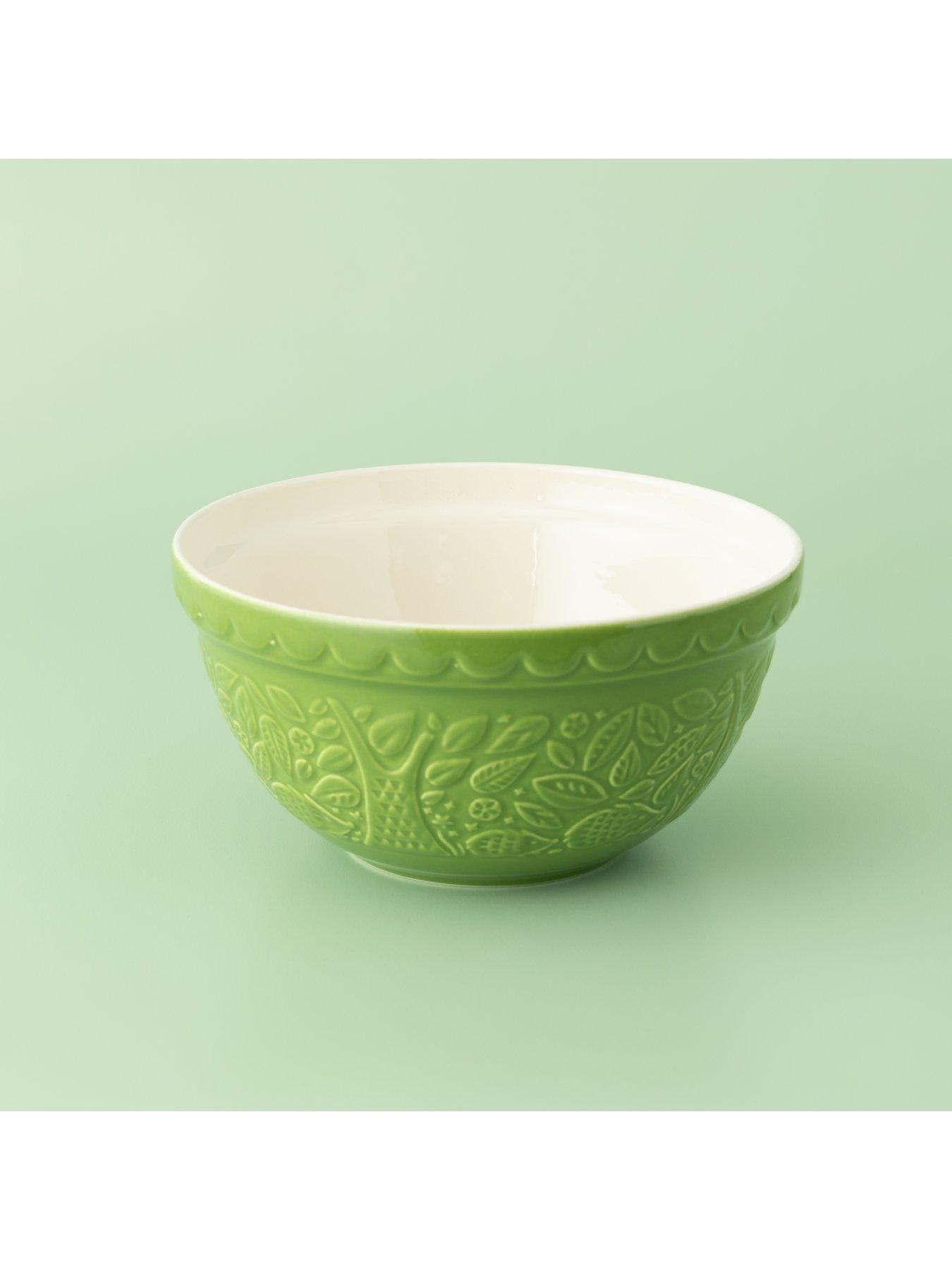 Image 3 of 5 of Mason Cash IN THE FOREST 21CM HEDGEHOG GREEN MIXING BOWL