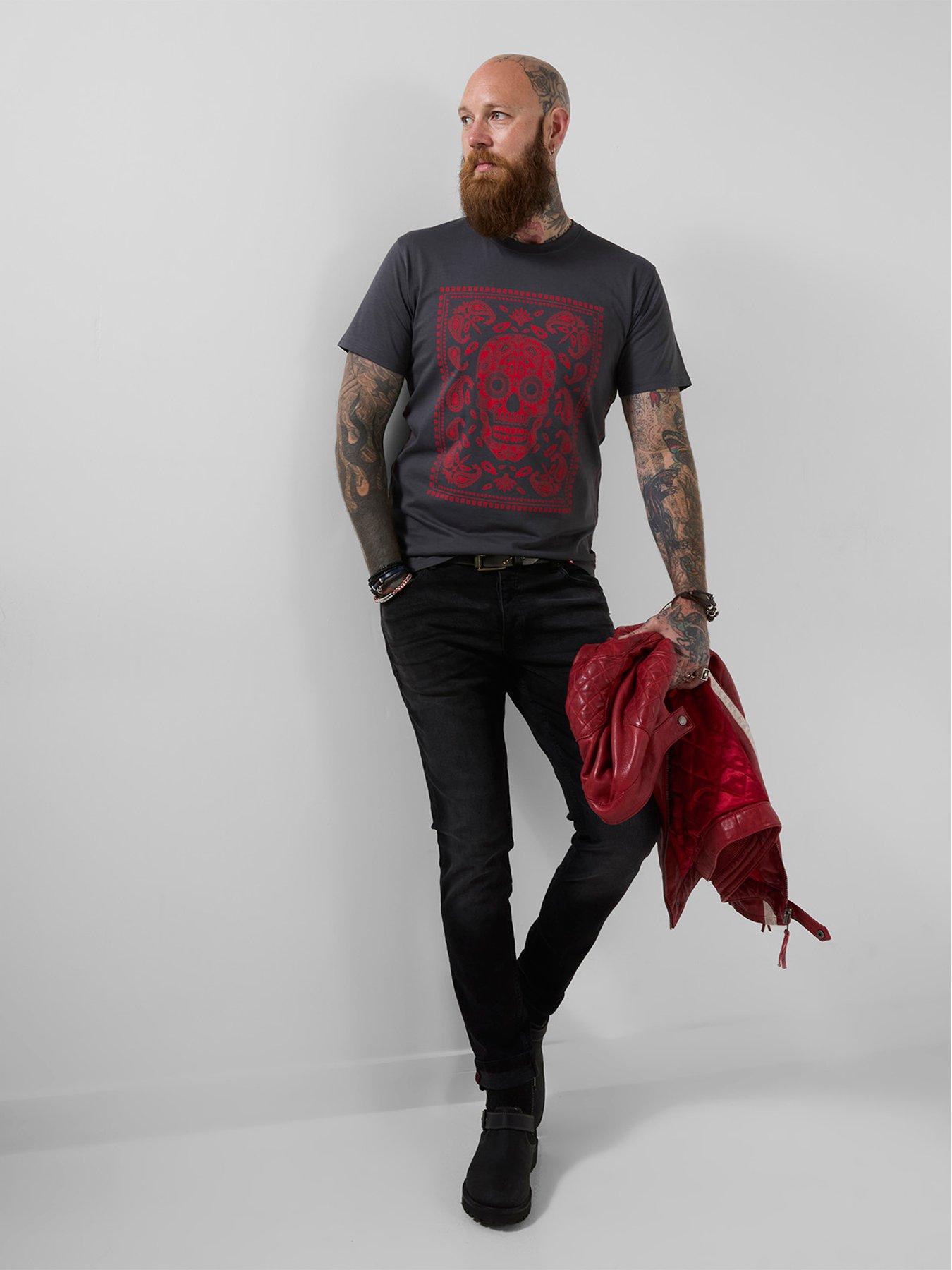 Image 3 of 5 of Joe Browns Skull Scarf T-shirt