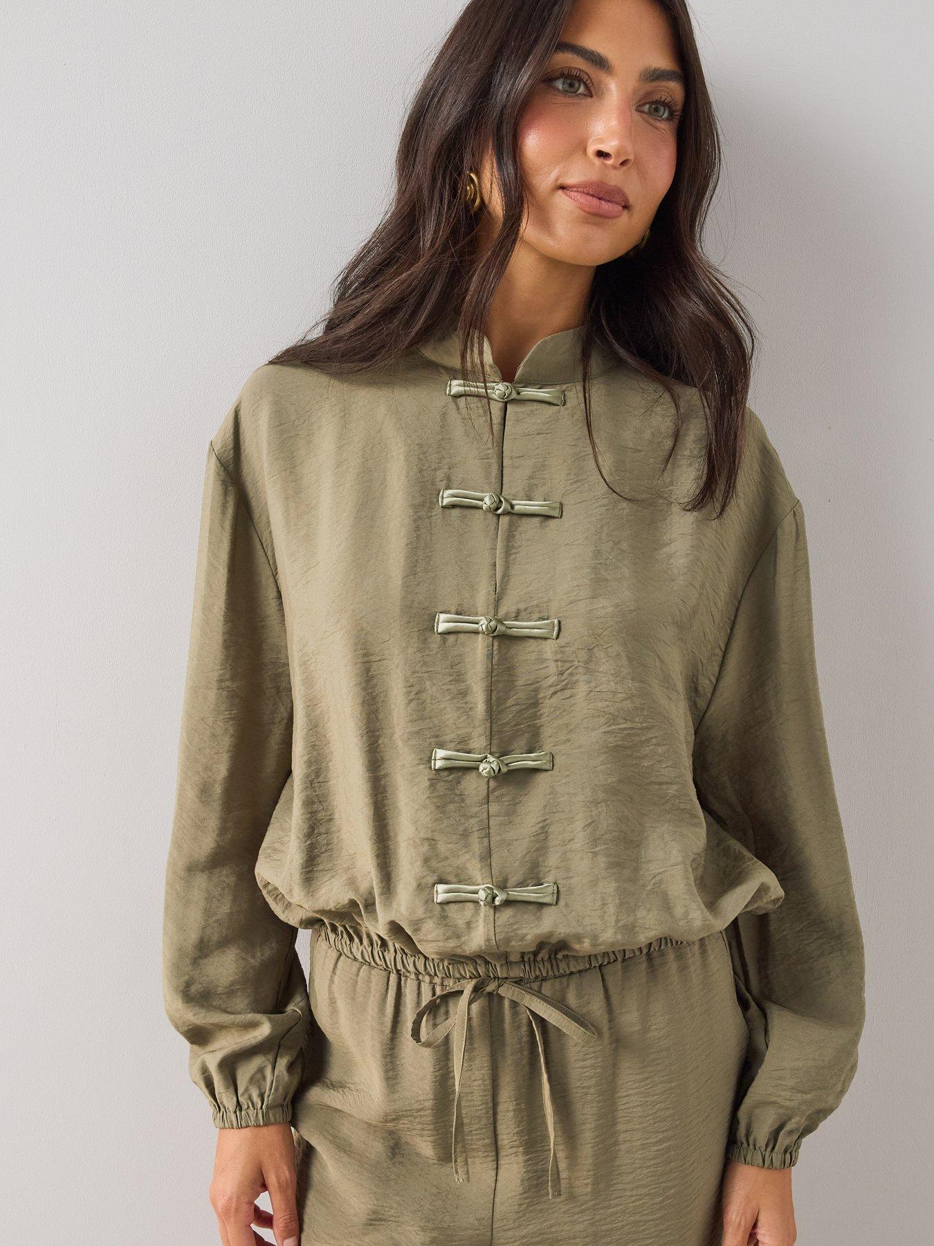 Image 4 of 6 of The Very Collection Mandarin Track Jacket