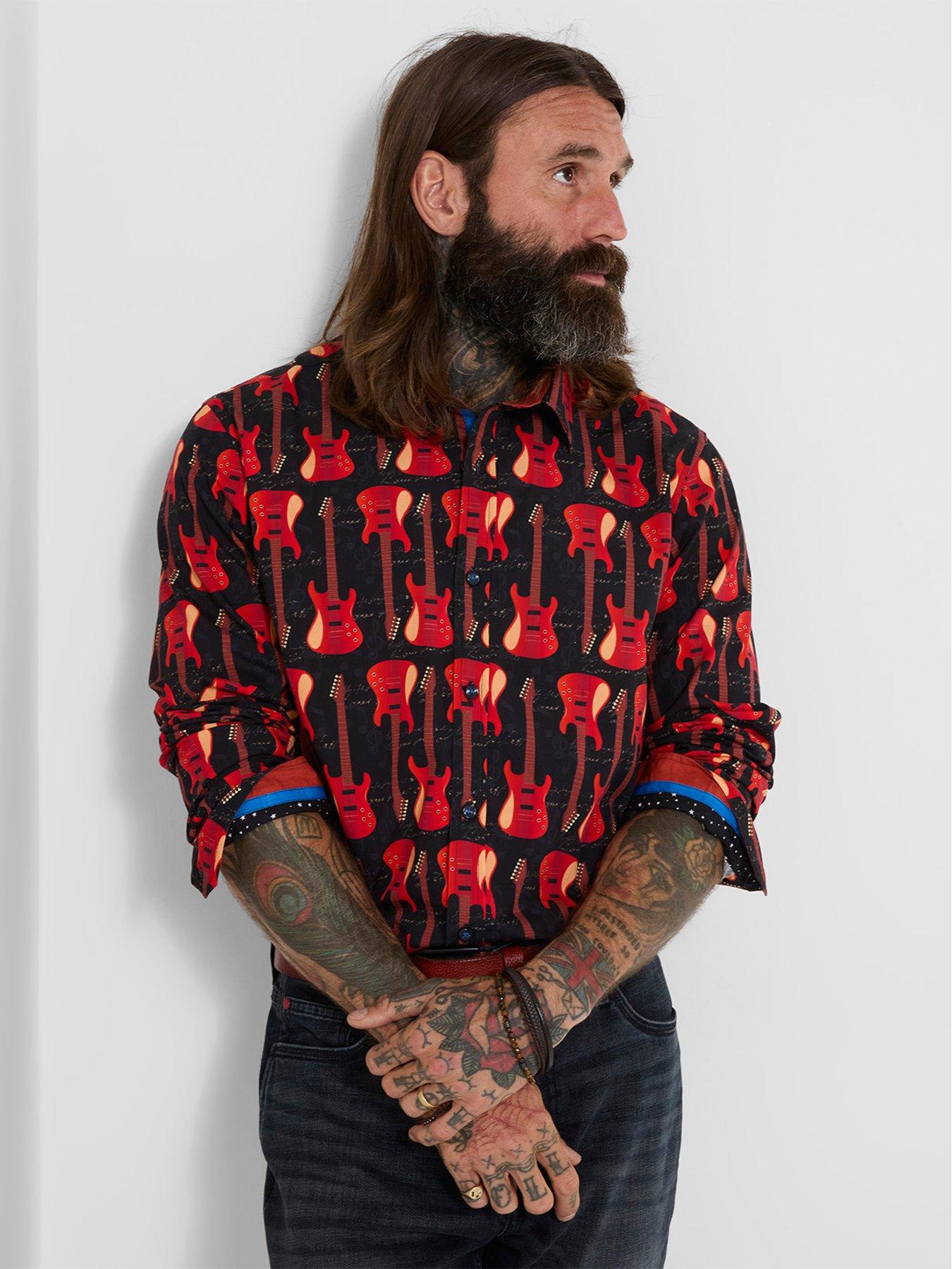 Image 1 of 6 of Joe Browns Guitar Line Up Print Shirt
