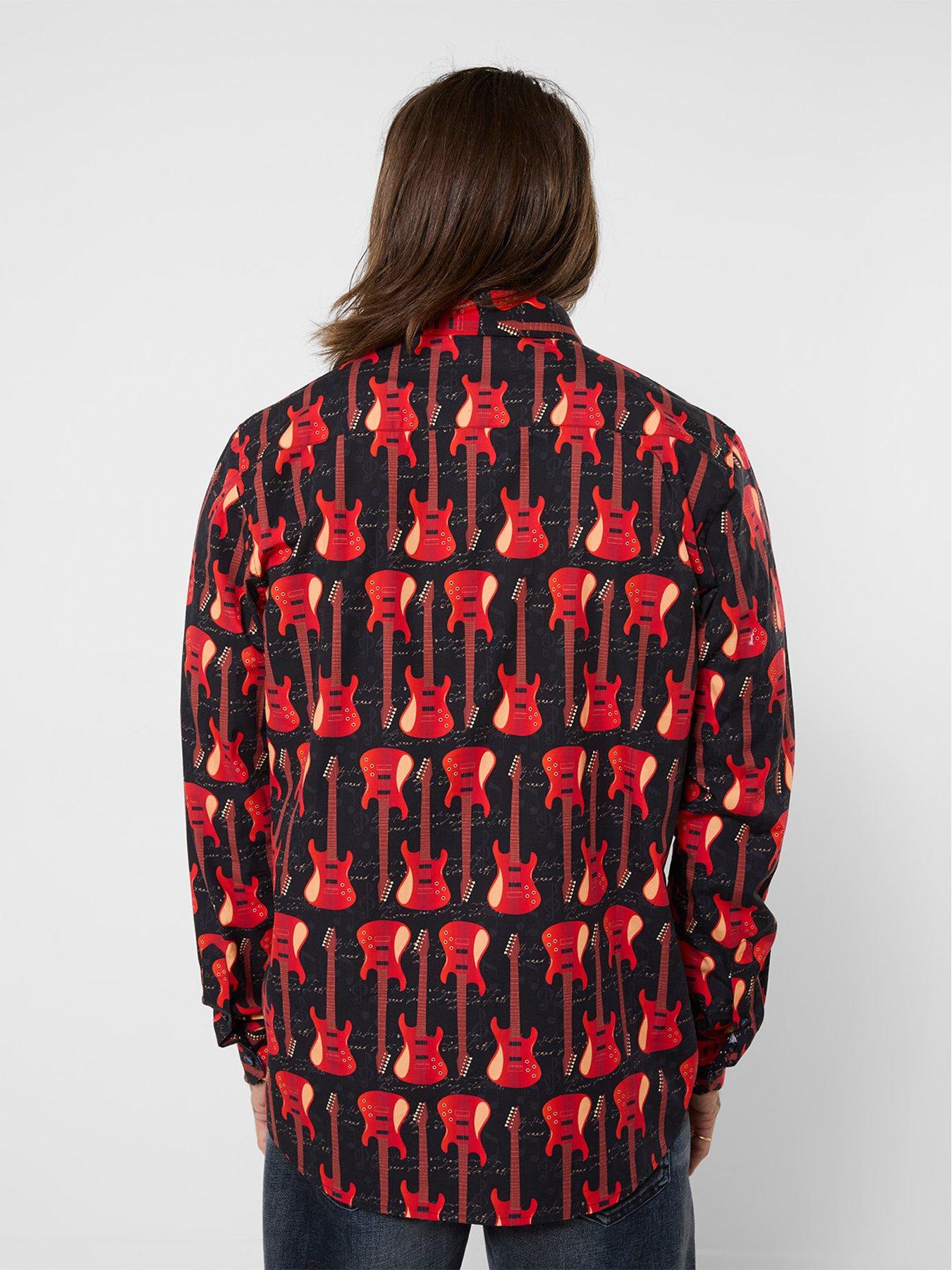 Image 2 of 6 of Joe Browns Guitar Line Up Print Shirt