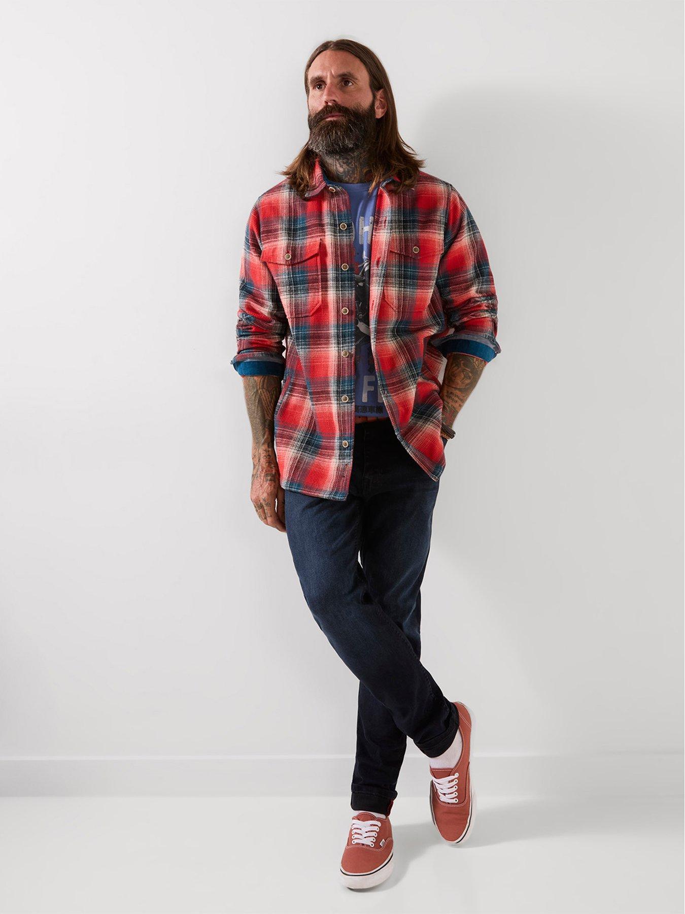 Image 3 of 7 of Joe Browns Wayfarer Waffle Check Shirt