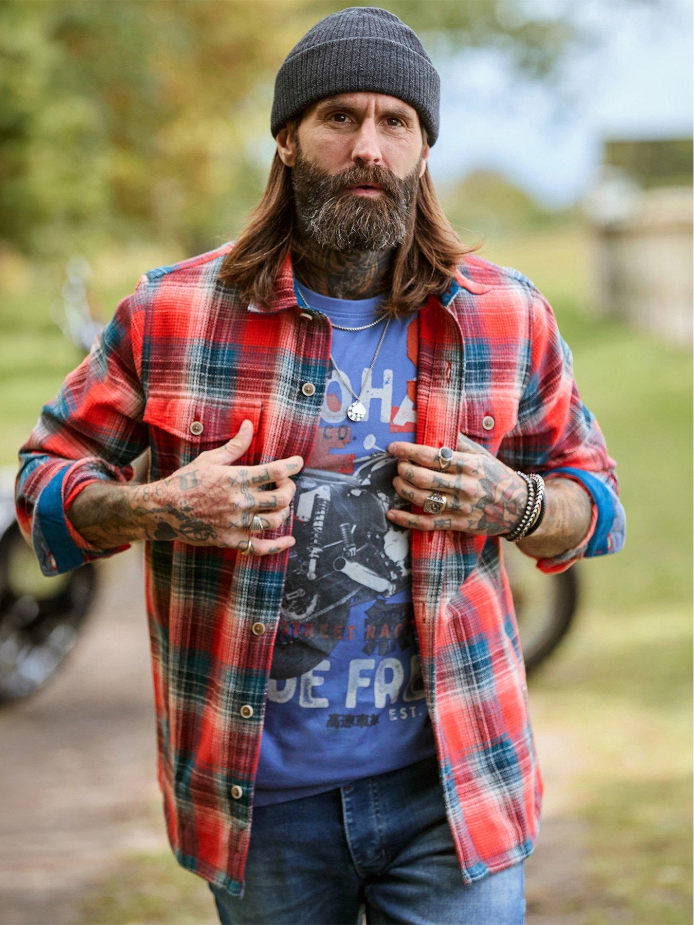 Image 5 of 7 of Joe Browns Wayfarer Waffle Check Shirt