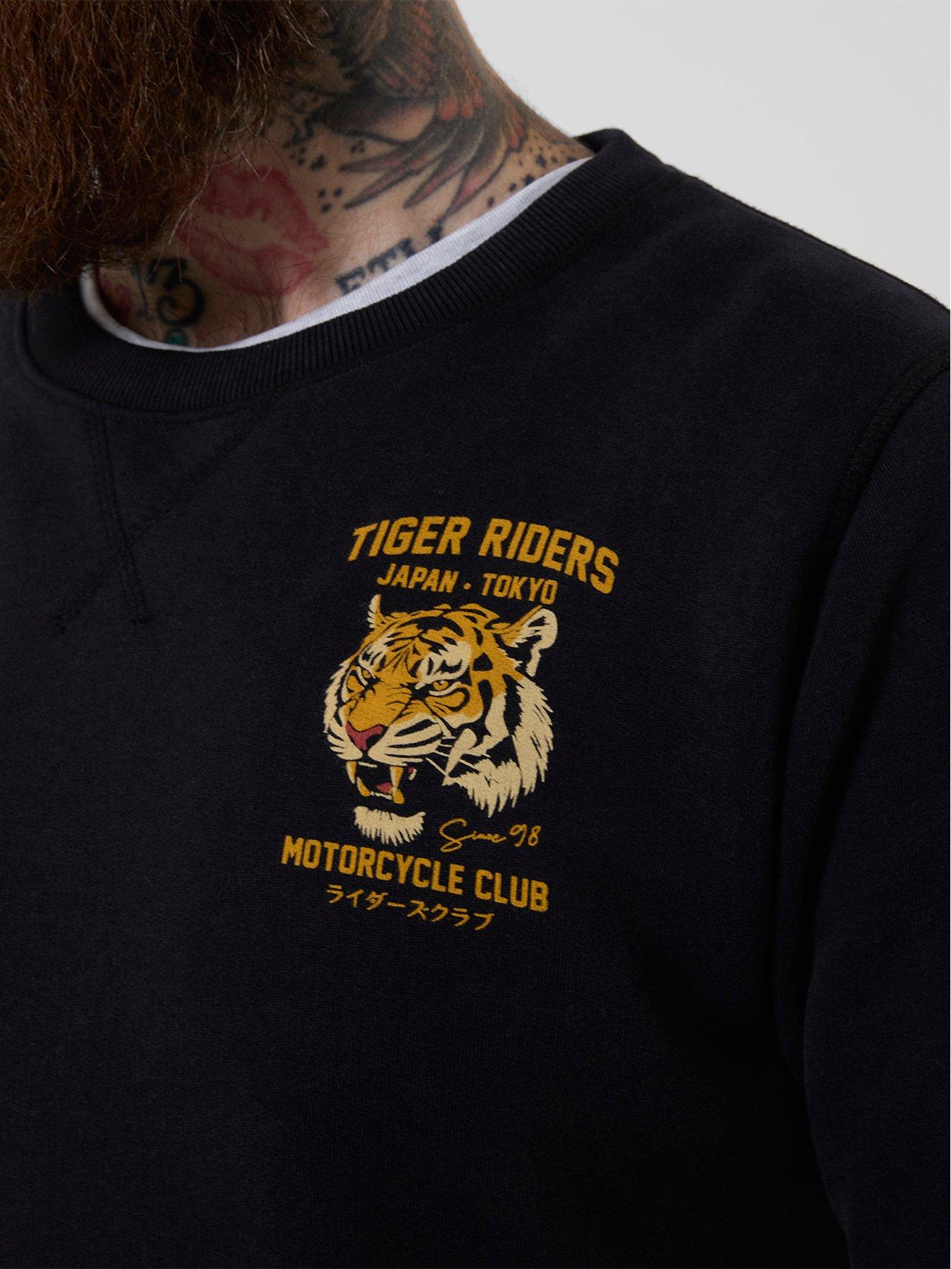 Image 4 of 7 of Joe Browns Tiger Riders Back Print Crew