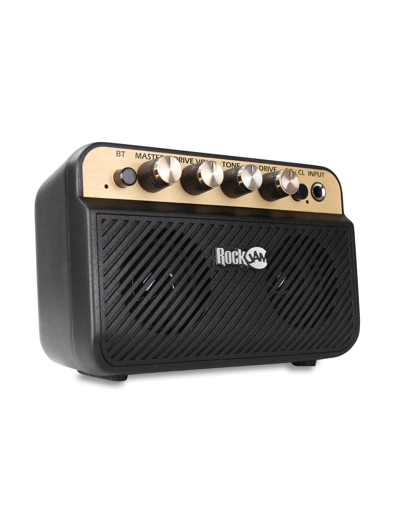 Image 5 of 6 of RockJam RockJam RJMINI 10W Portable Guitar Amplifier with Bluetooth, Rechargeable Battery, USB-C Charging, Headphone Jack and Twin Speakers