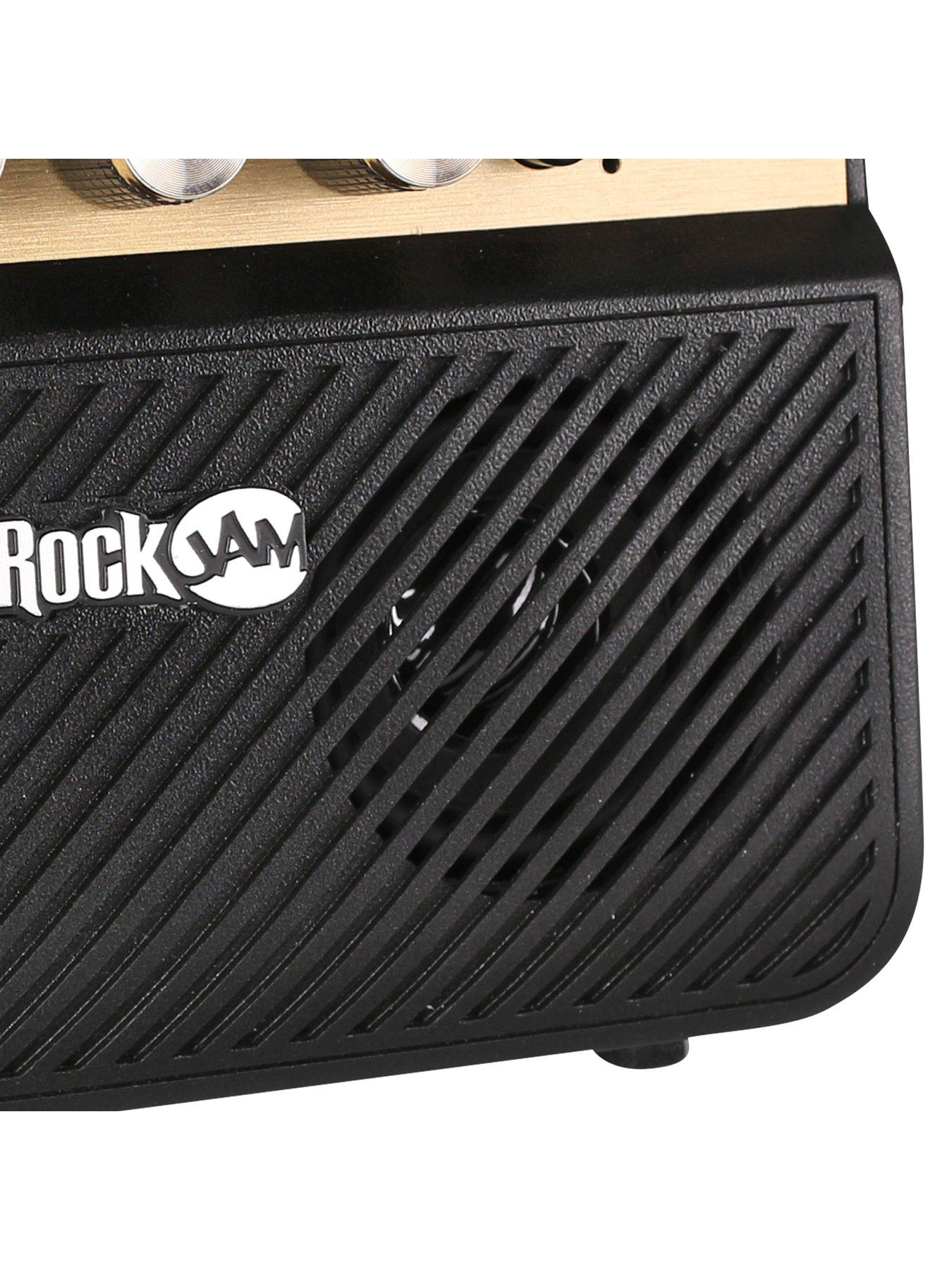 Image 6 of 6 of RockJam RockJam RJMINI 10W Portable Guitar Amplifier with Bluetooth, Rechargeable Battery, USB-C Charging, Headphone Jack and Twin Speakers