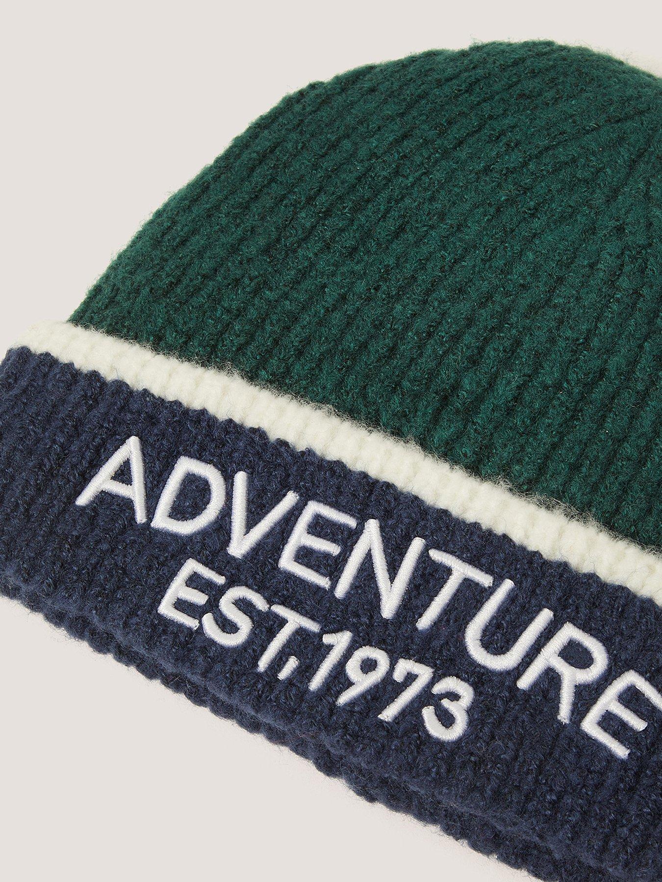 Image 3 of 3 of Monsoon Boys Colourblock Beanie And Gloves - Green