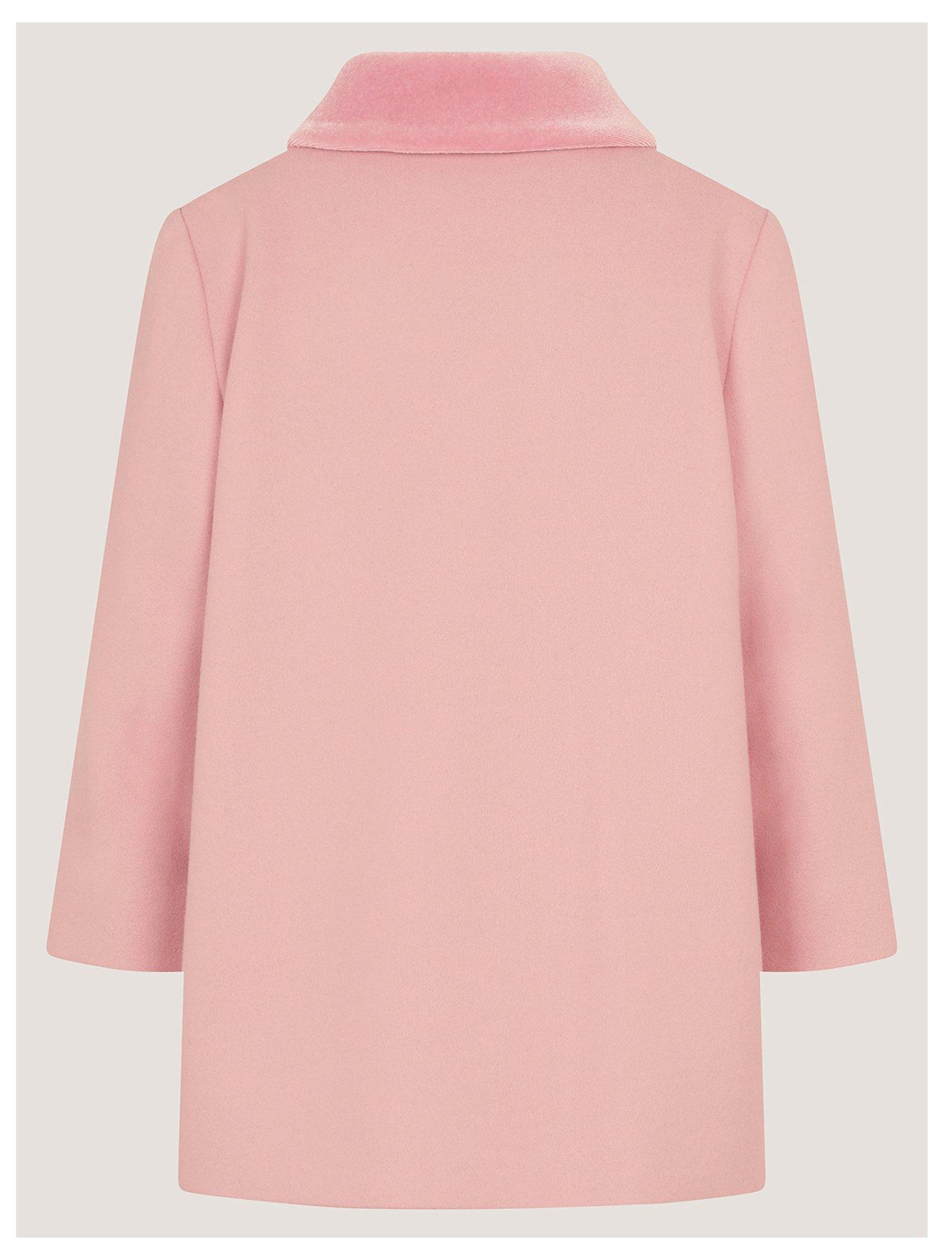 Image 3 of 4 of Monsoon Baby Girls Smart Fairy Ballerina Coat - Pink