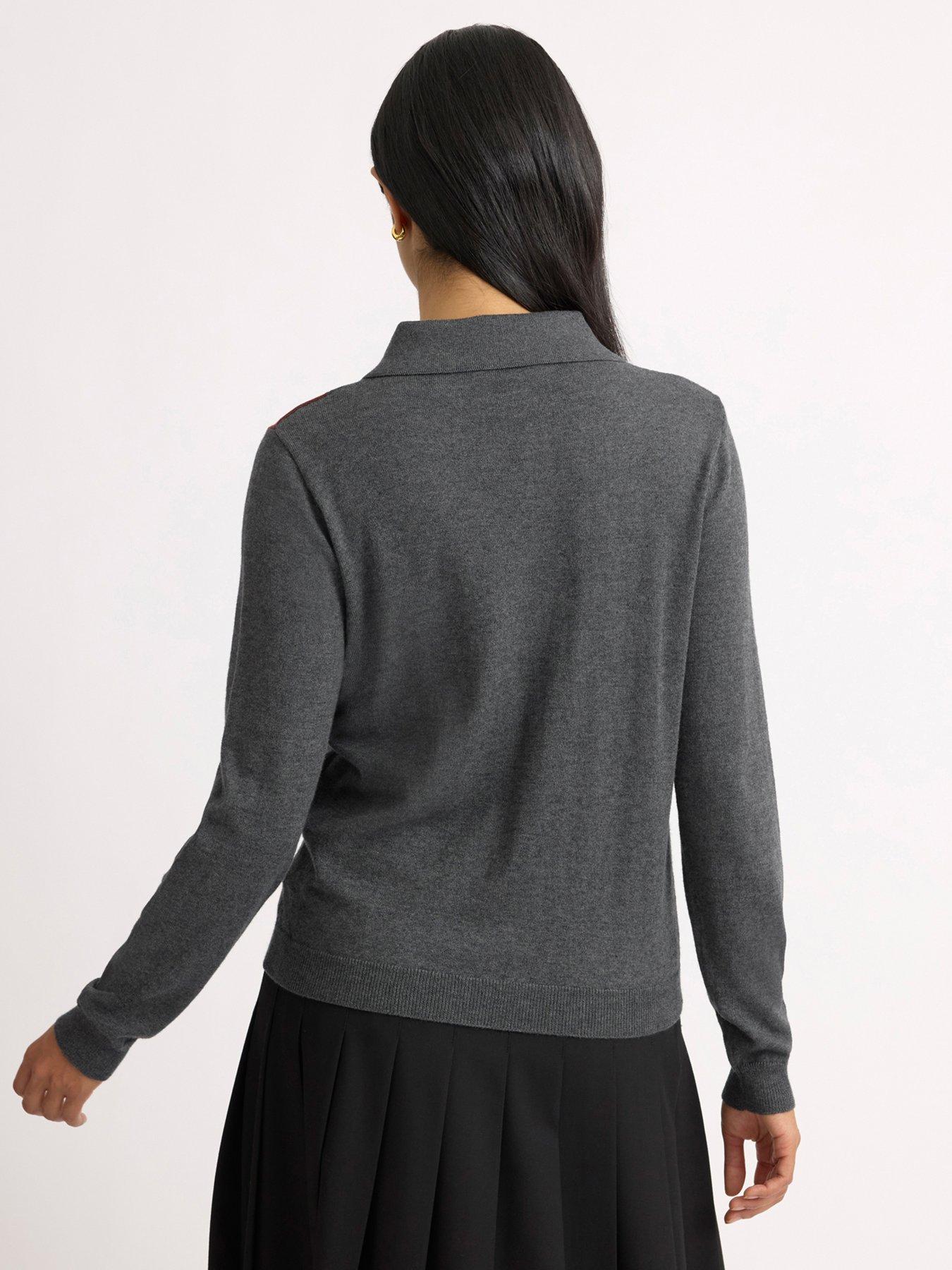 Image 2 of 4 of Albaray Argyle Polo Top