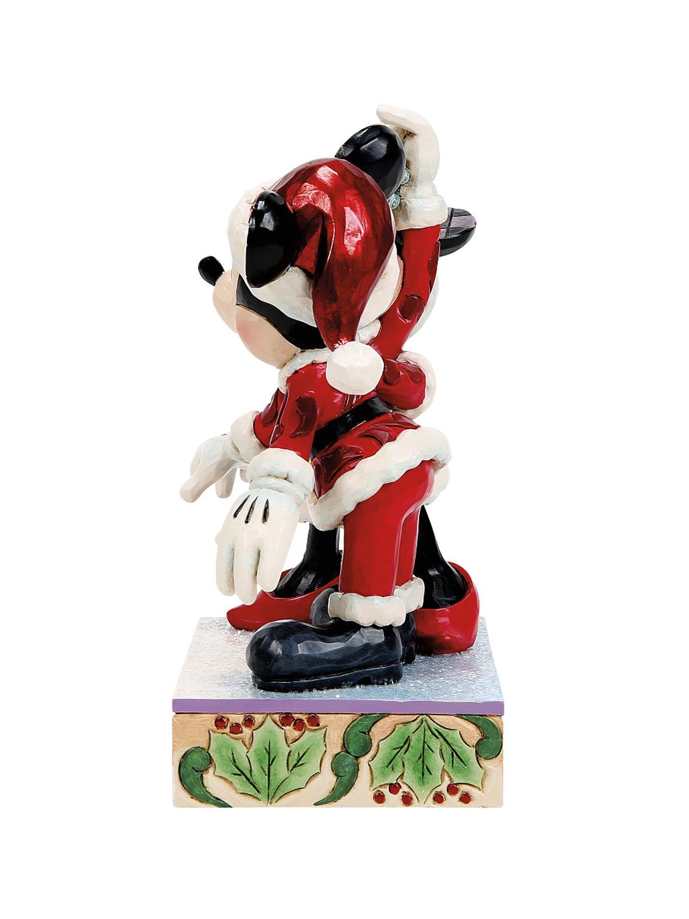 Image 2 of 5 of Disney Mistletoe Mickey &amp; Minnie Figurine
