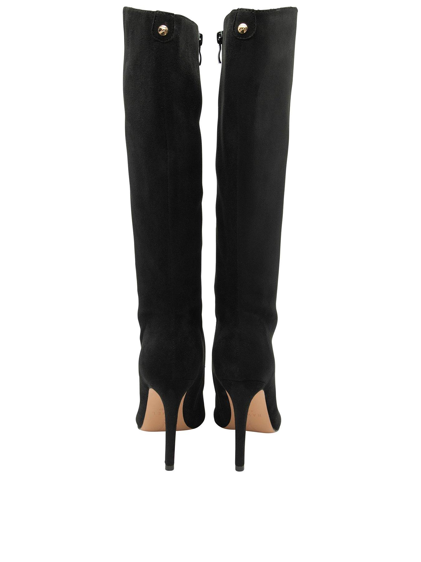 Image 3 of 4 of Ravel Gibson Knee High Heeled Boot - Black
