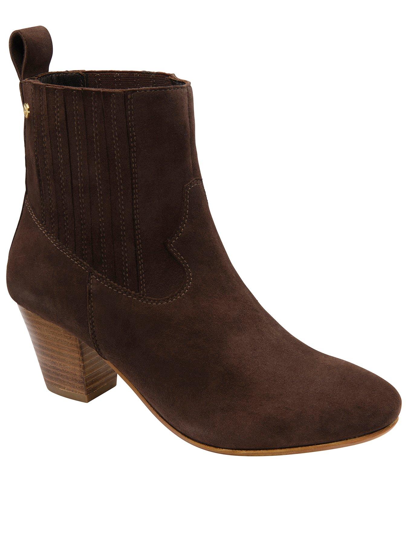 Image 1 of 4 of Ravel Axford Cowboy Ankle Boot - Brown