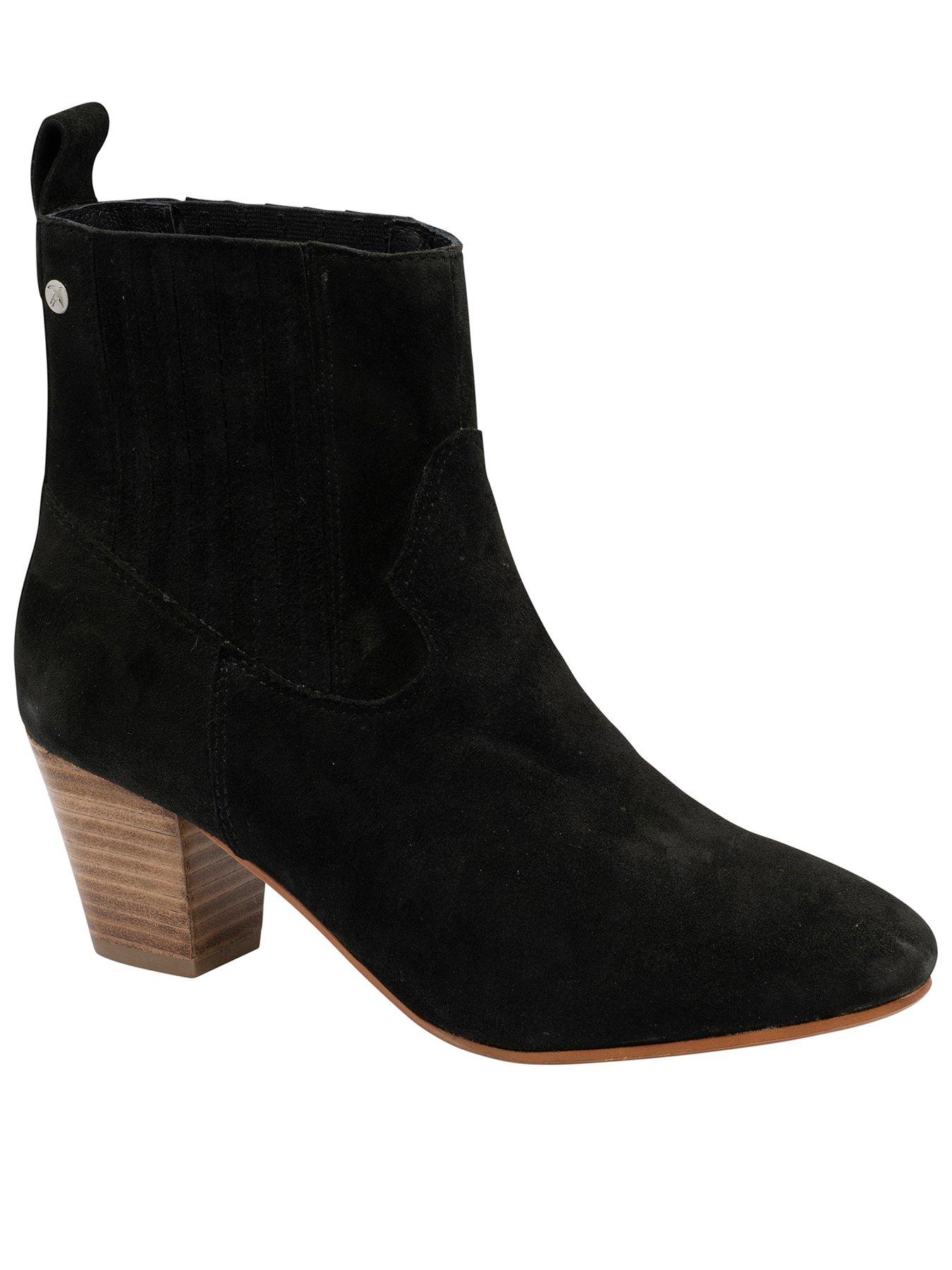 Image 1 of 4 of Ravel Axford Cowboy Ankle Boot - Black