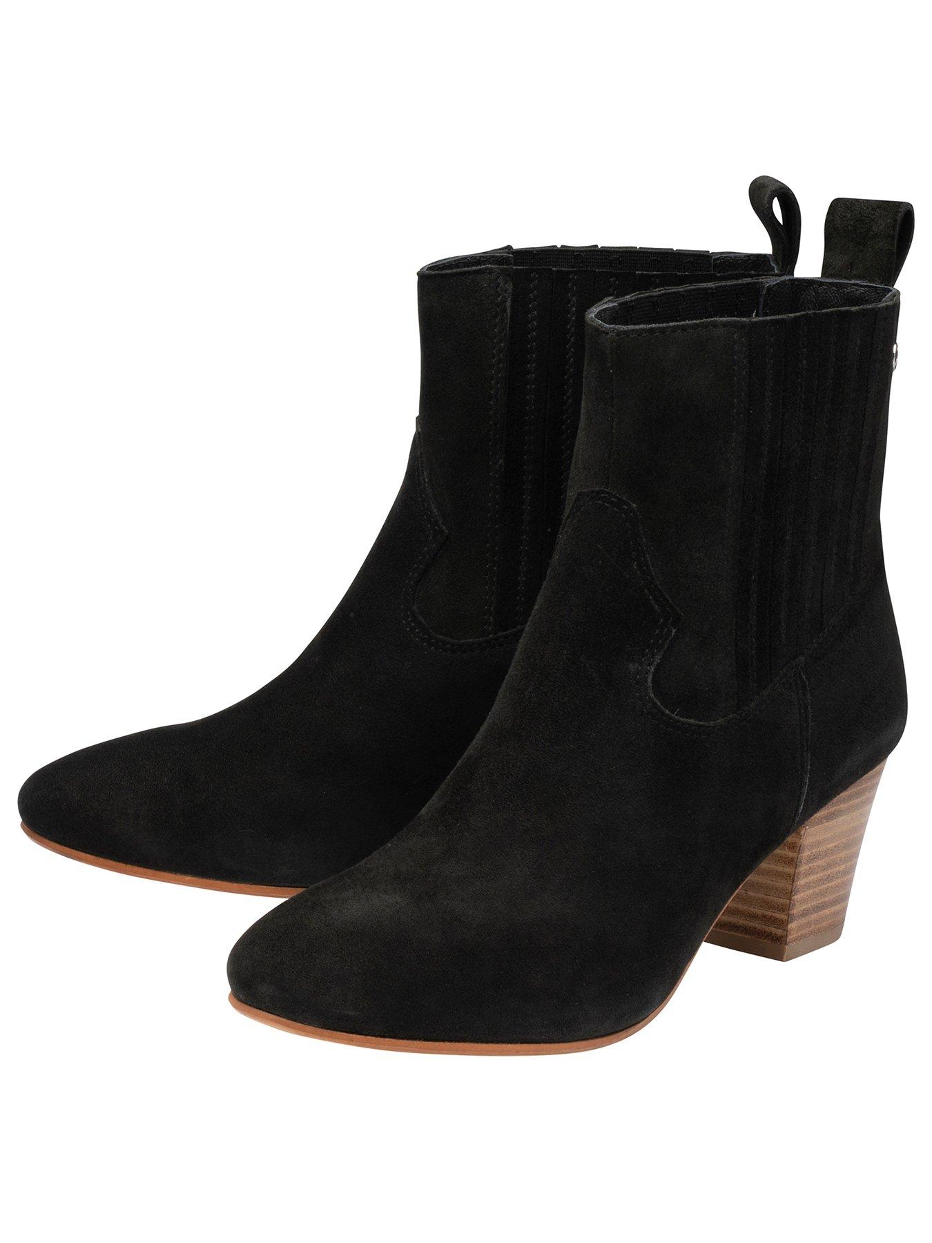 Image 2 of 4 of Ravel Axford Cowboy Ankle Boot - Black