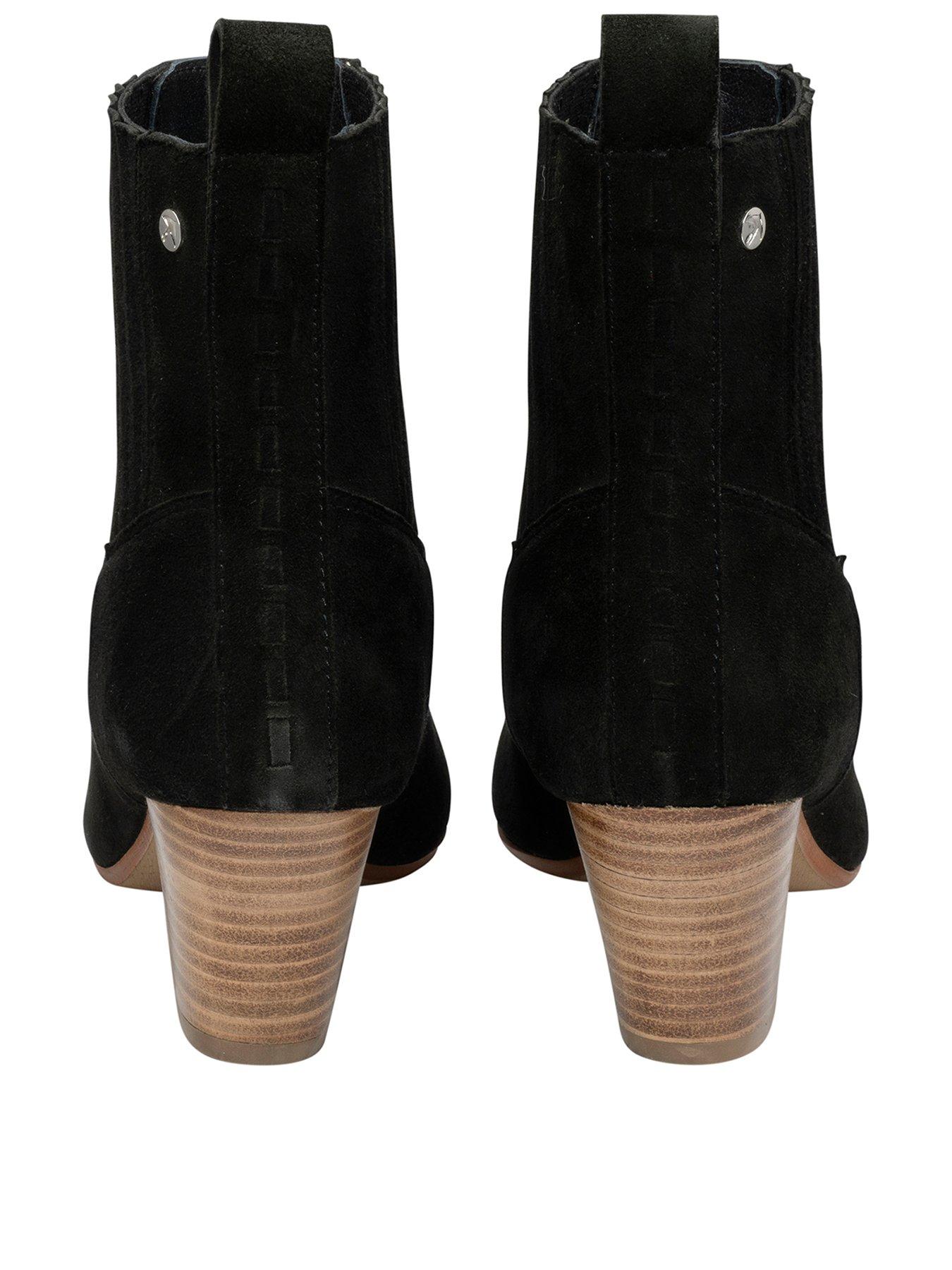 Image 3 of 4 of Ravel Axford Cowboy Ankle Boot - Black