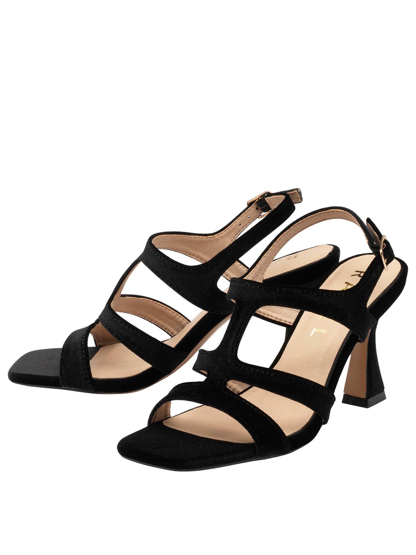 Image 2 of 4 of Ravel Morrell Open Toe Heel Sandal - Black