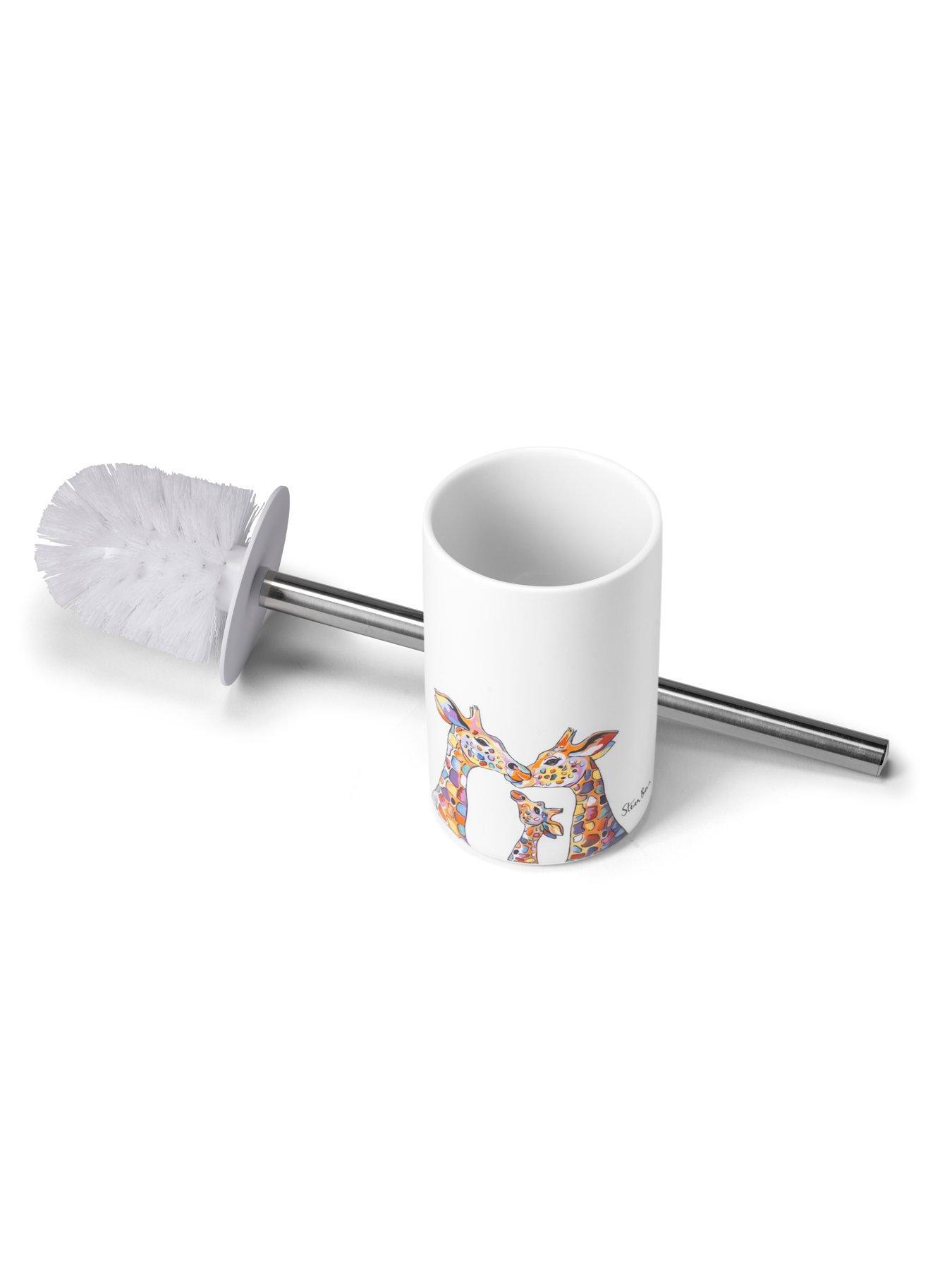 Image 4 of 5 of Croydex Steven Brown Toilet Brush - Giraffe Family