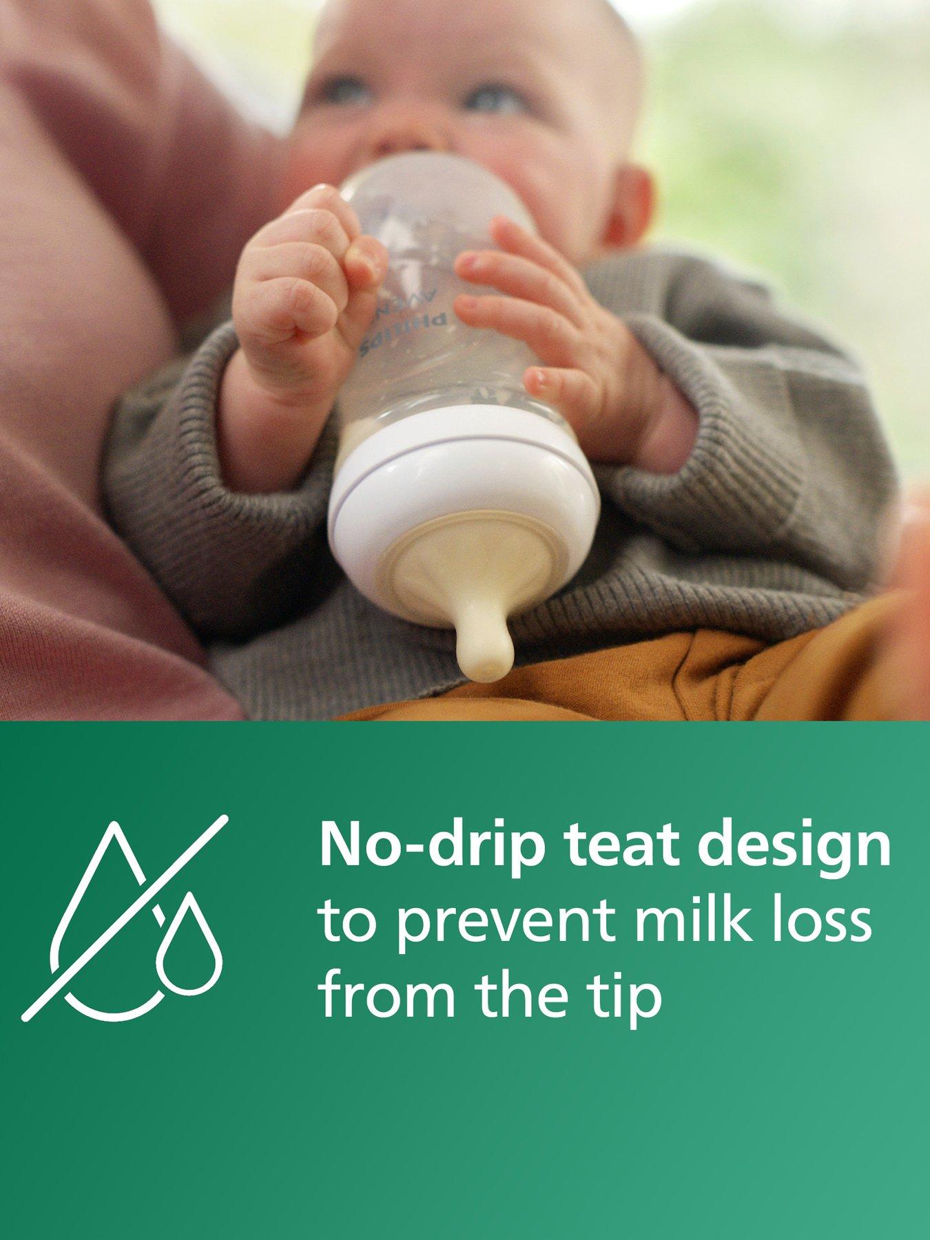 Image 6 of 7 of Avent Philips Avent Natural Response Baby Glass Gift Set, 3 Baby Bottles 4oz/125ml, 2 Baby Bottles 8oz/240ml, 2 Ultra Soft Soothers