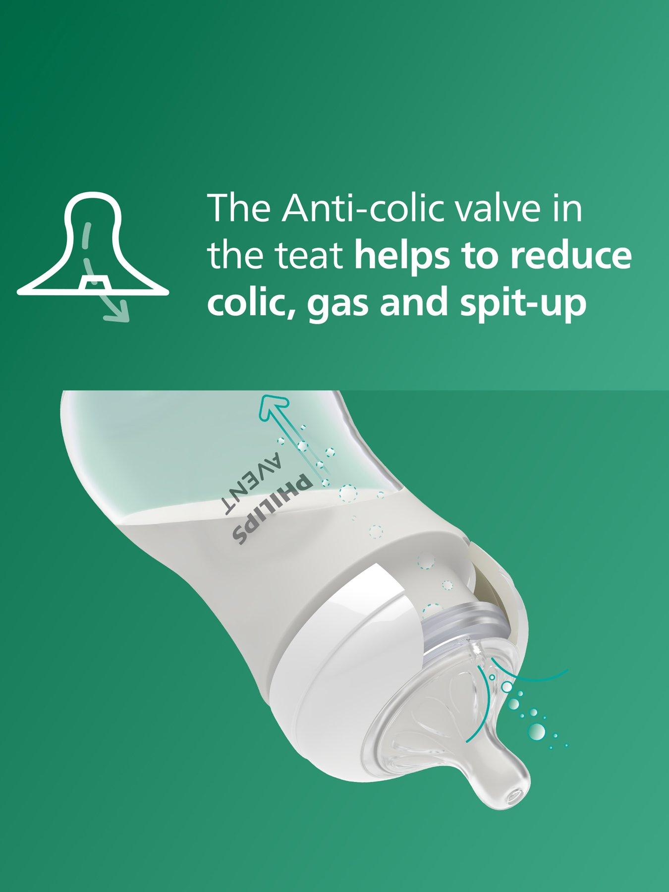 Image 7 of 7 of Avent Philips Avent Natural Response Baby Glass Gift Set, 3 Baby Bottles 4oz/125ml, 2 Baby Bottles 8oz/240ml, 2 Ultra Soft Soothers