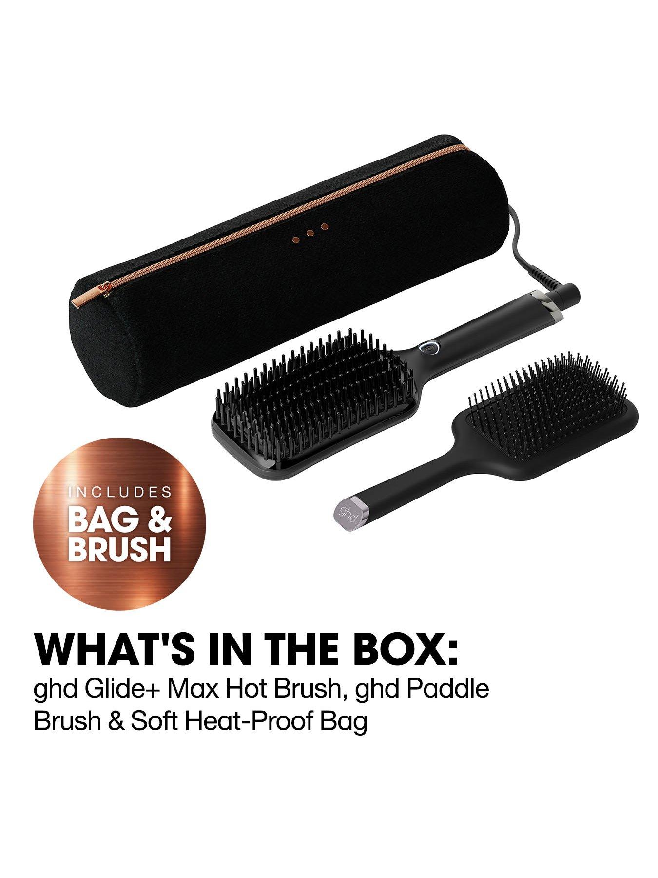 Image 5 of 8 of ghd ghd Glide+ Max Smoothing Hot Brush Festive Gift Set in Black