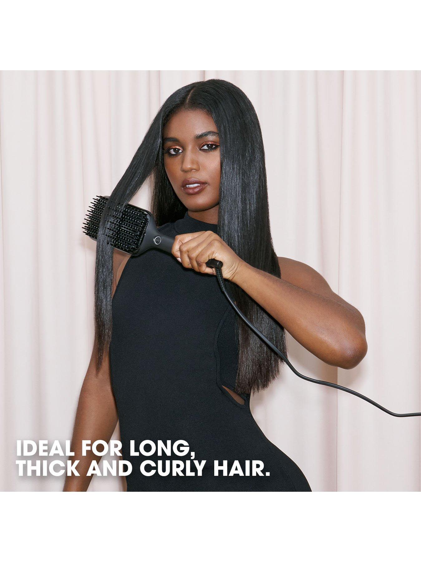 Image 6 of 8 of ghd ghd Glide+ Max Smoothing Hot Brush Festive Gift Set in Black