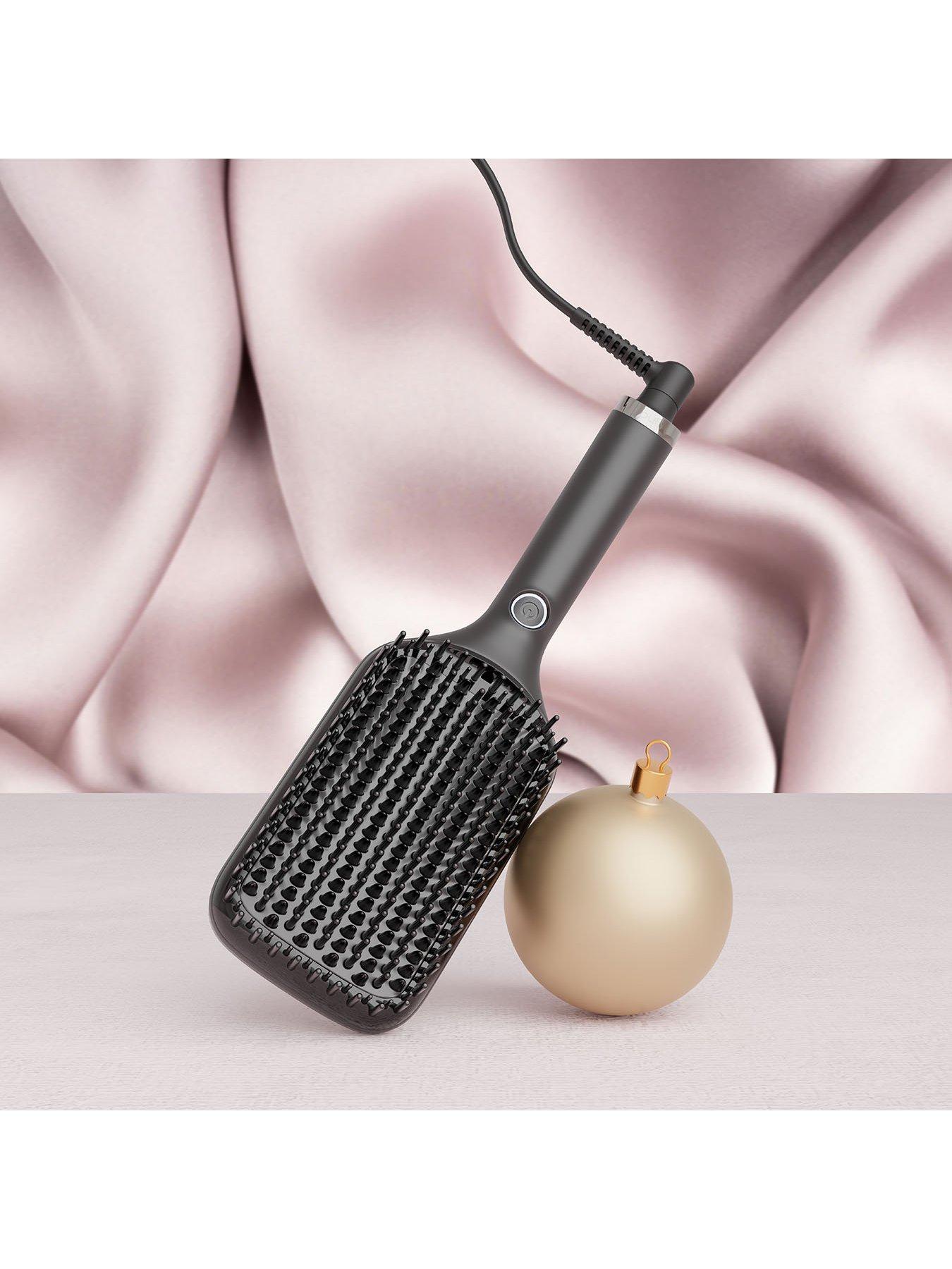 Image 7 of 8 of ghd ghd Glide+ Max Smoothing Hot Brush Festive Gift Set in Black