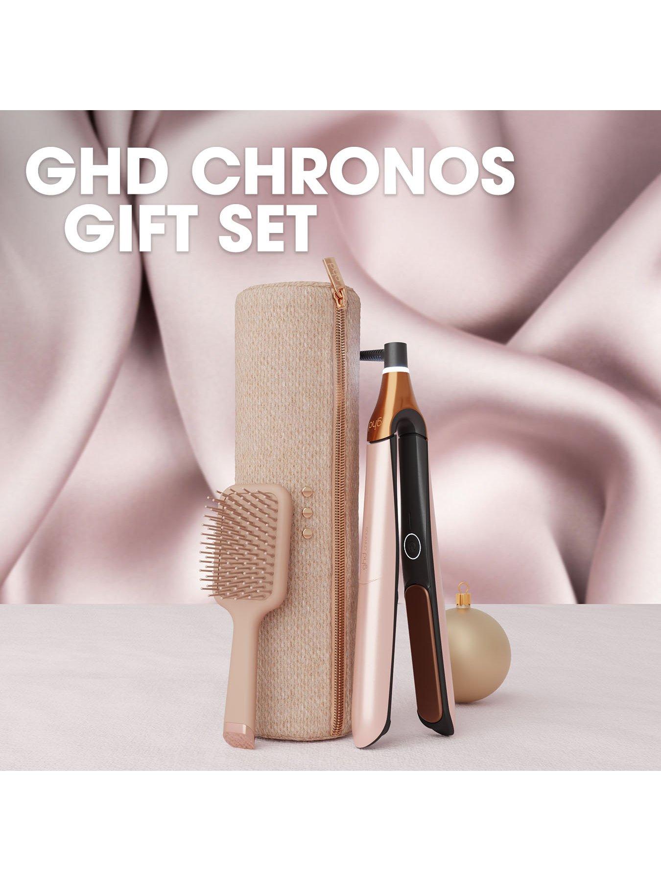 Image 2 of 8 of ghd ghd Chronos Hair Straightener Festive Gift Set in Cashmere Beige