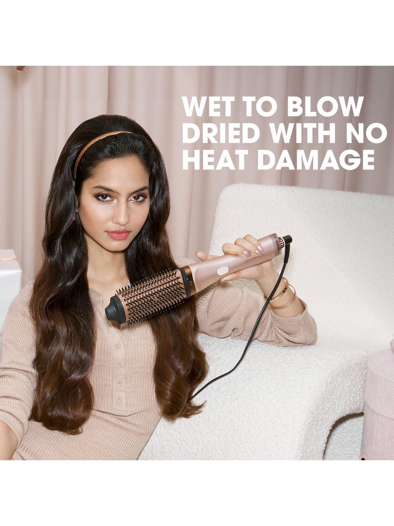 Image 4 of 8 of ghd ghd Duet Blowdry 2-in-1 Hair Dryer Brush Festive Gift Set In Cashmere Beige