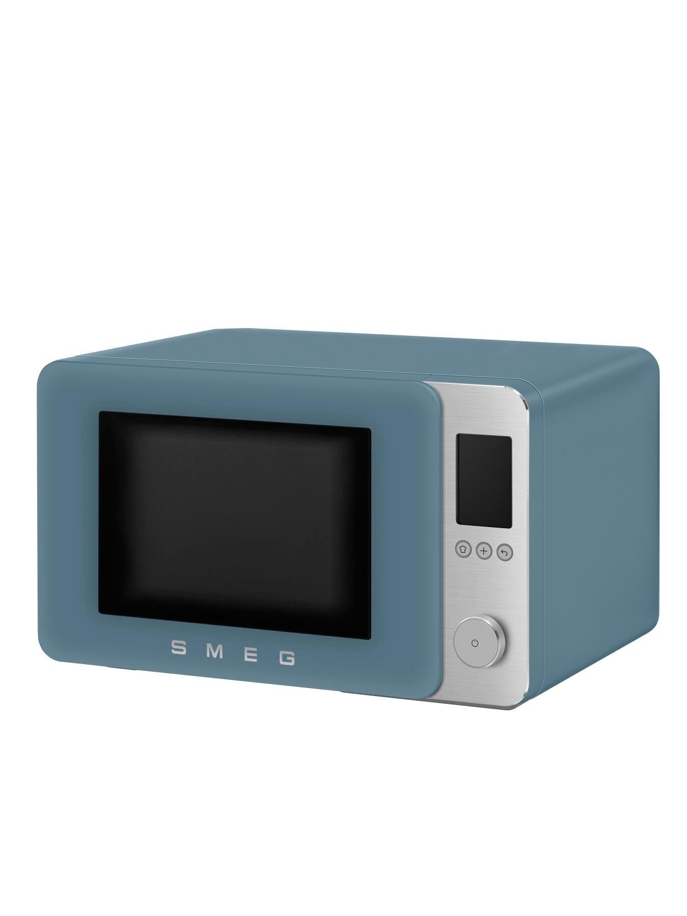 Image 3 of 7 of Smeg Microwave with Oven, Air Fry, Grill, Storm Blue
