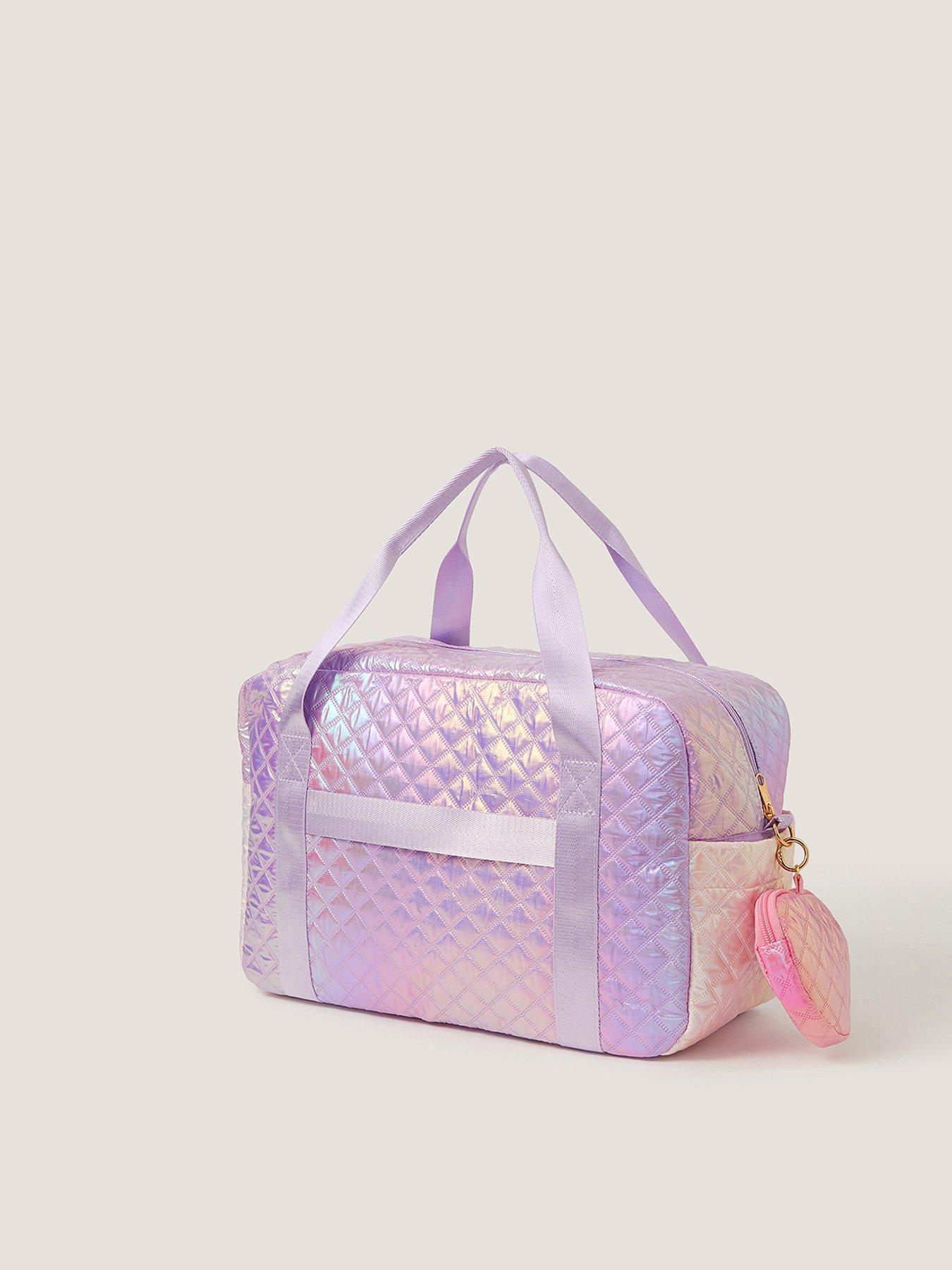 Image 2 of 4 of Monsoon Girls Quilted Shimmer Weekender Bag - Multi