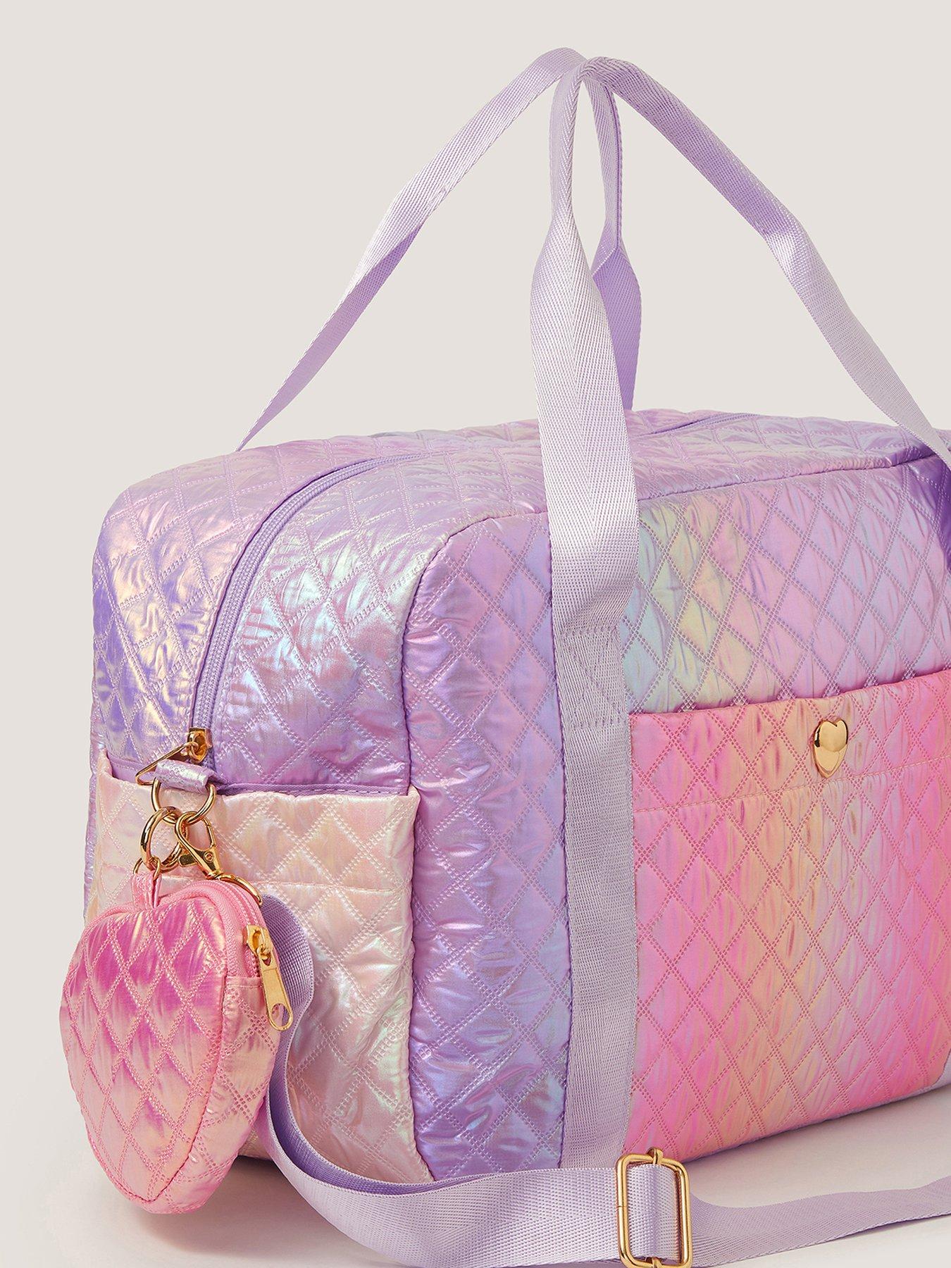 Image 3 of 4 of Monsoon Girls Quilted Shimmer Weekender Bag - Multi