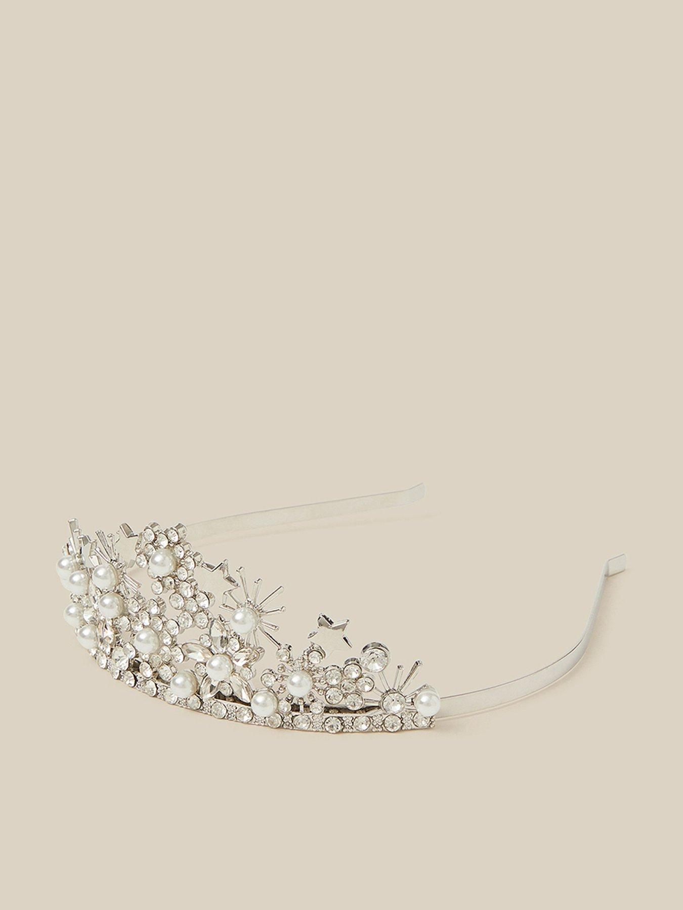 Image 1 of 2 of Monsoon Girls Celeste Star Tiara - Silver