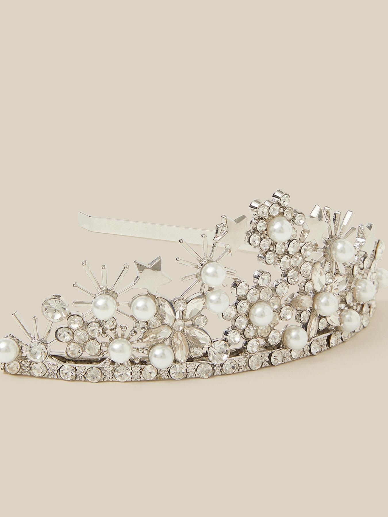 Image 2 of 2 of Monsoon Girls Celeste Star Tiara - Silver