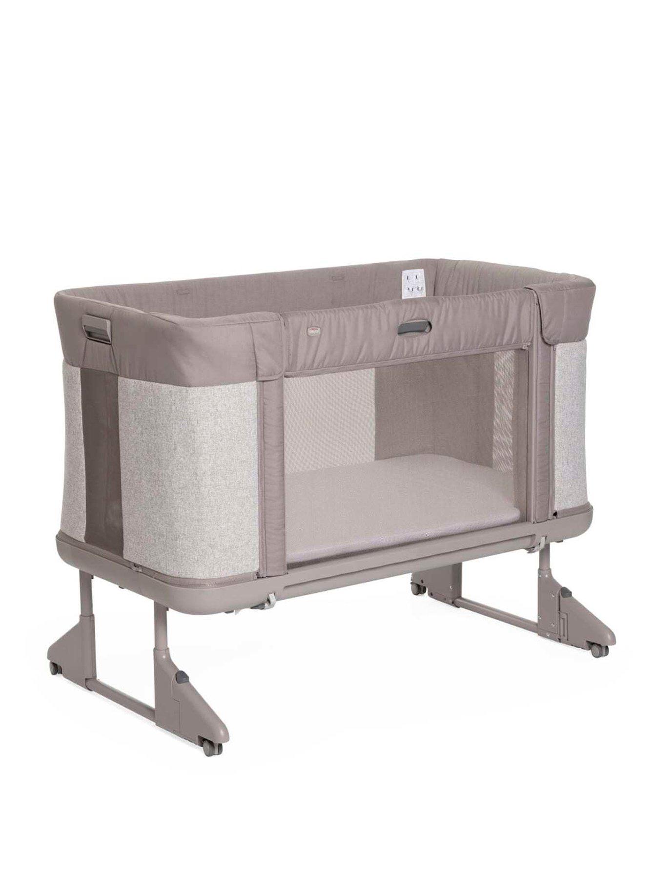 Image 1 of 6 of Chicco Next2Me Forever 3-in1 Bedside Cot, Co-Sleeping, Almond