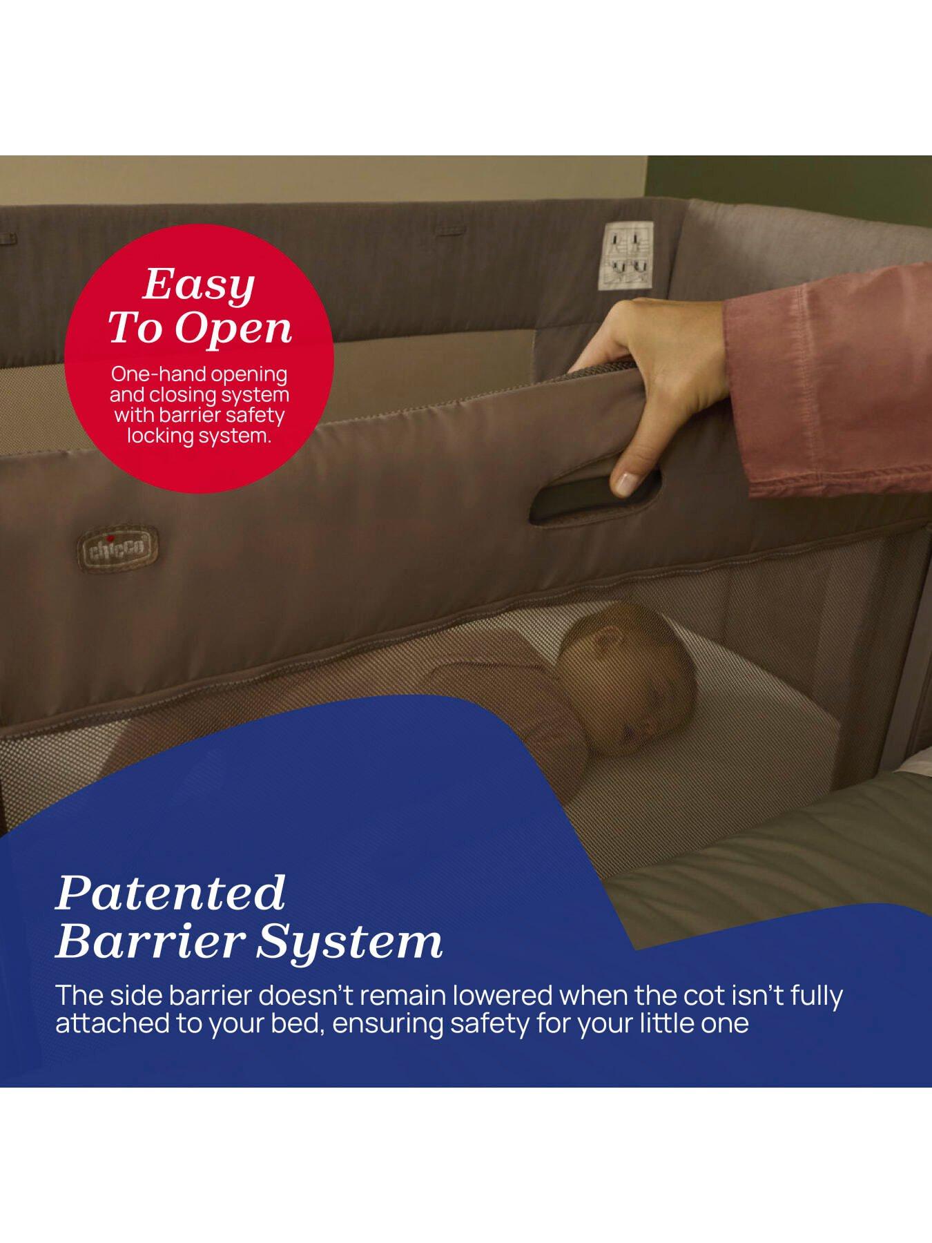 Image 5 of 6 of Chicco Next2Me Forever 3-in1 Bedside Cot, Co-Sleeping, Almond
