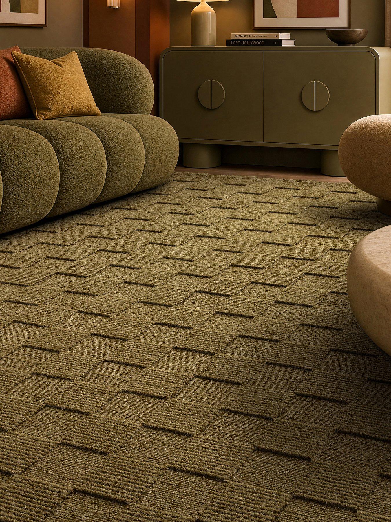 Asiatic Mercer Rug Olive 200 X 290