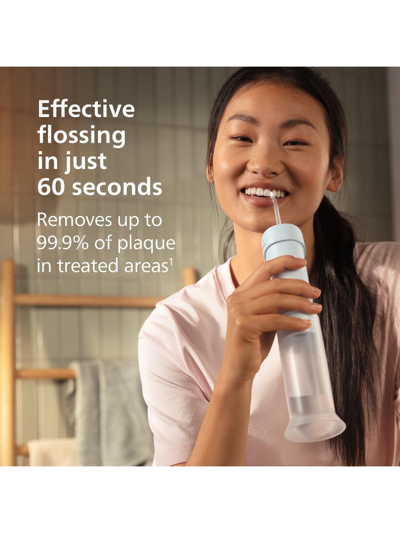 Image 2 of 8 of Philips Philips Sonicare Compact Flosser 1000 - Portable Water Flosser with 3 Flossing Modes, IPX7 Waterproof Oral Irrigator, Travel friendly, Blue, HX3333/24