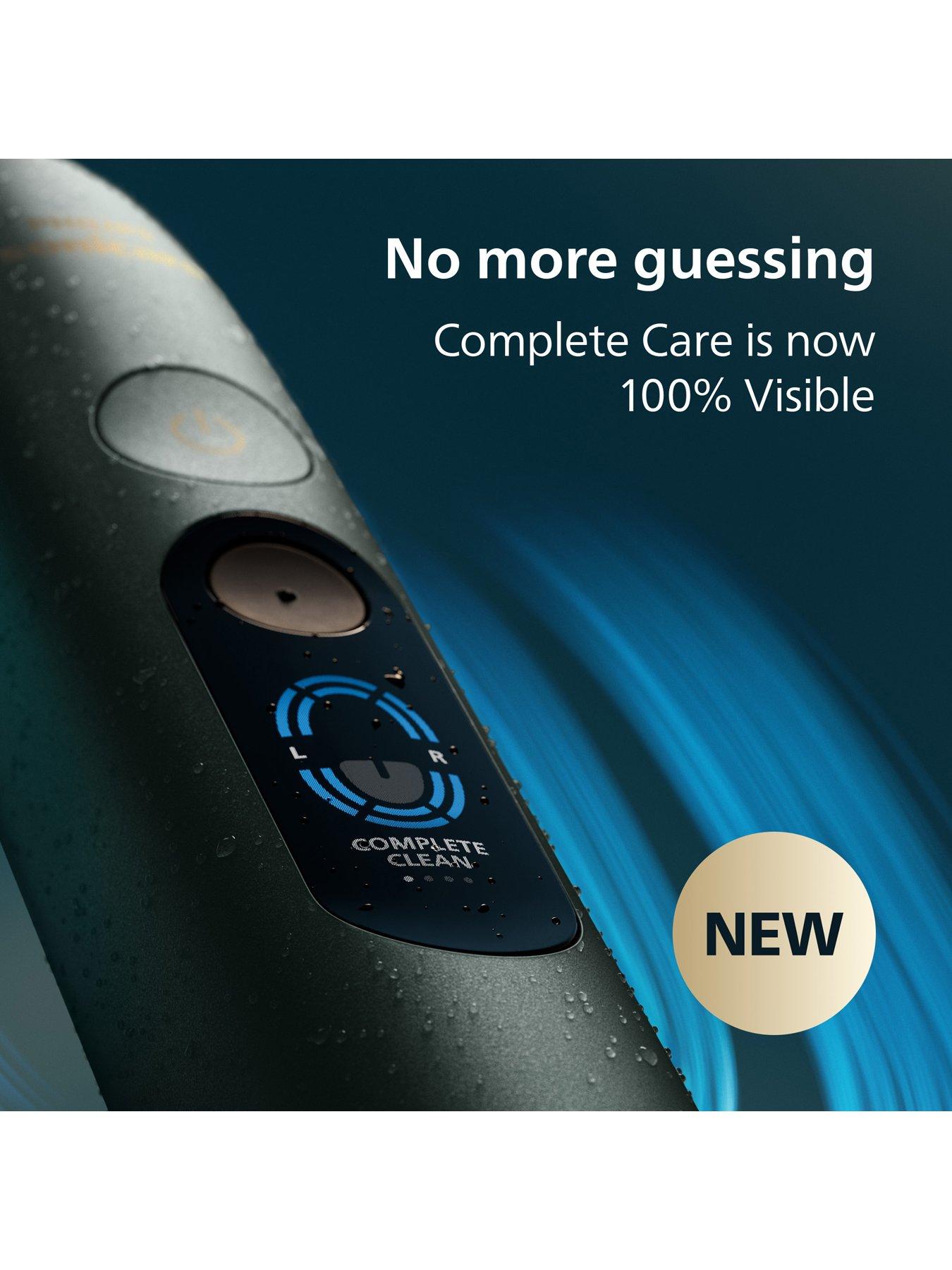 Image 2 of 8 of Philips Philips Sonicare Next-Generation DiamondClean 9000 Electric Toothbrush - Smart Coverage Feedback, Smart Pressure Feedback, 21 Settings, Midnight Green, HX9213/84