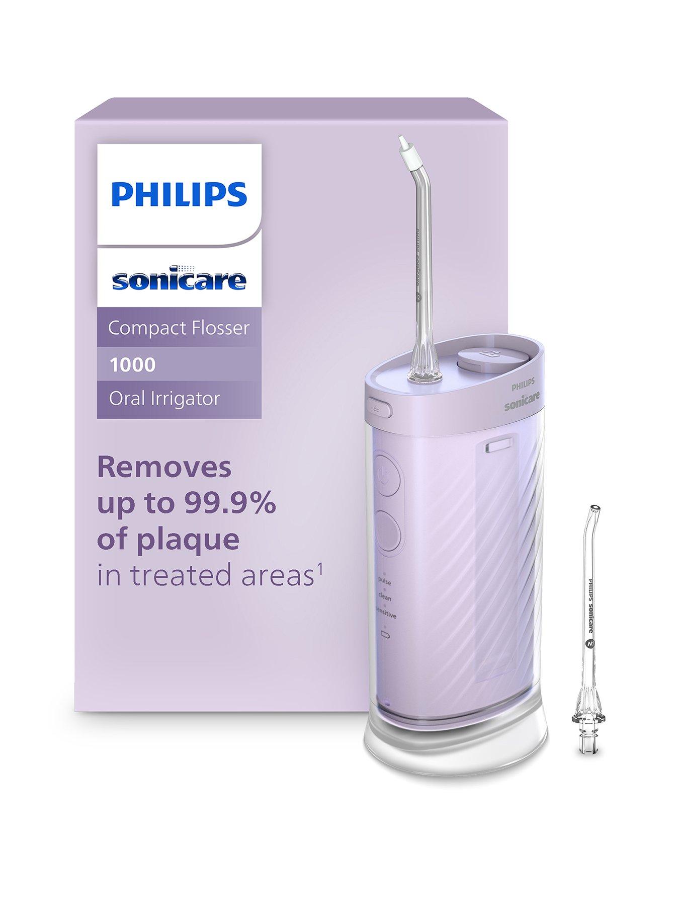 Image 1 of 8 of Philips Philips Sonicare Compact Flosser 1000 - Portable Water Flosser with 3 Flossing Modes, IPX7 Waterproof Oral Irrigator, Travel friendly, Purple, HX3333/23