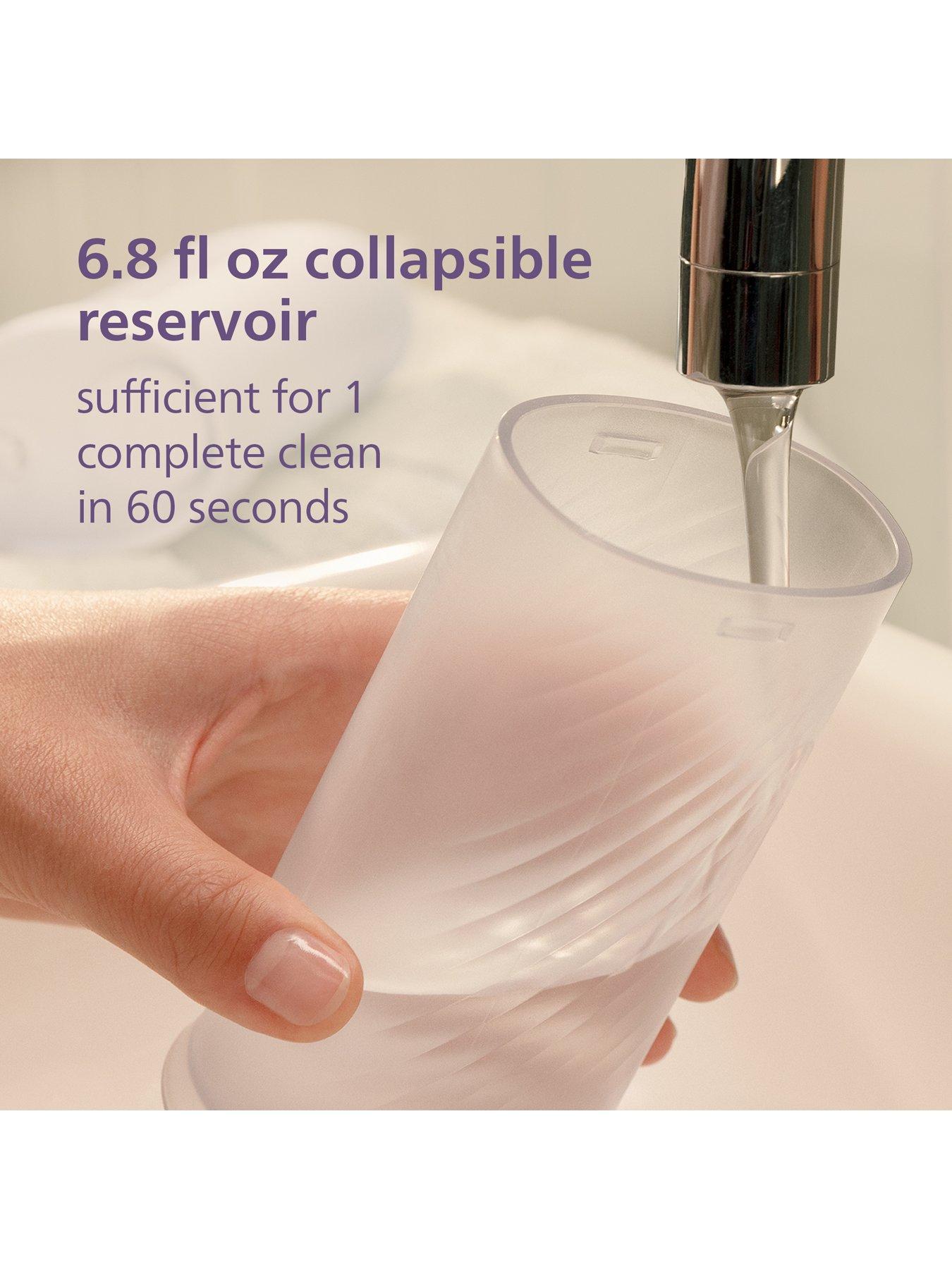 Image 3 of 8 of Philips Philips Sonicare Compact Flosser 1000 - Portable Water Flosser with 3 Flossing Modes, IPX7 Waterproof Oral Irrigator, Travel friendly, Purple, HX3333/23