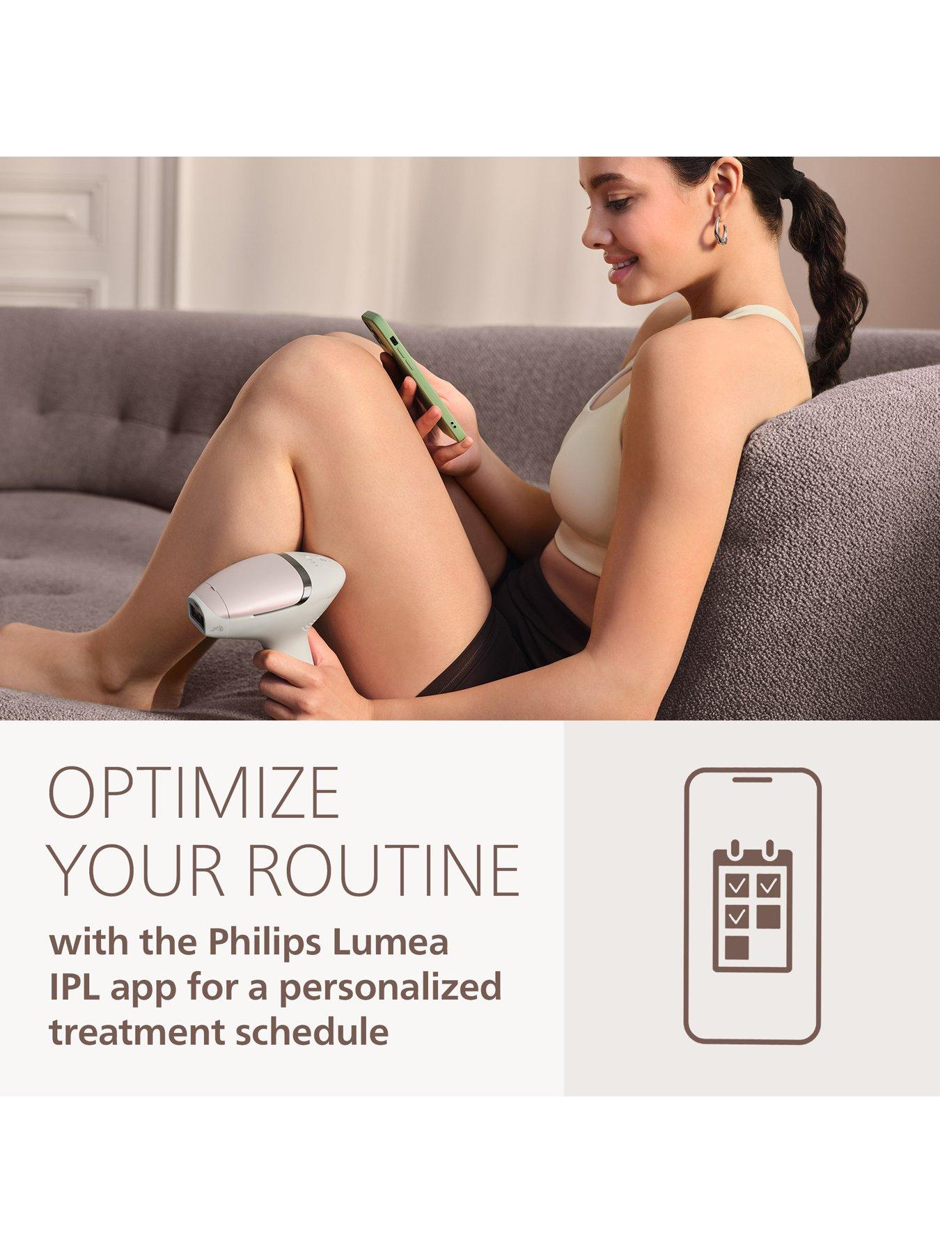 Image 7 of 7 of Philips Philips Lumea Series 8000 Complete Care IPL BRI872/02 Pearl Peach with 2 attachments